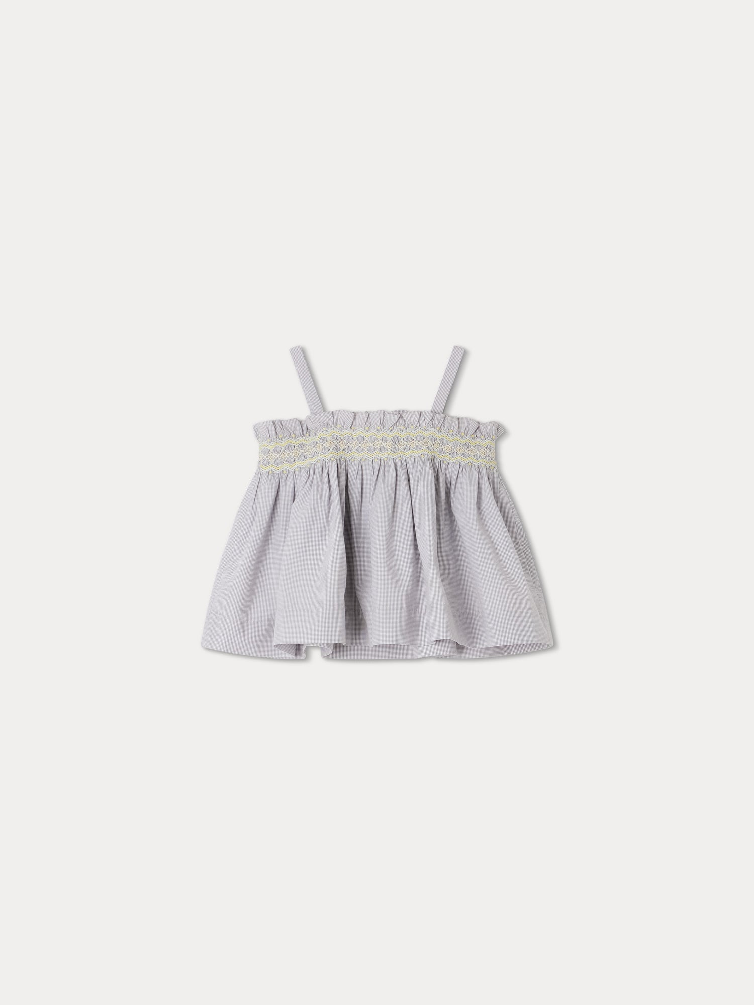 Baby Girls Grey Cotton Top