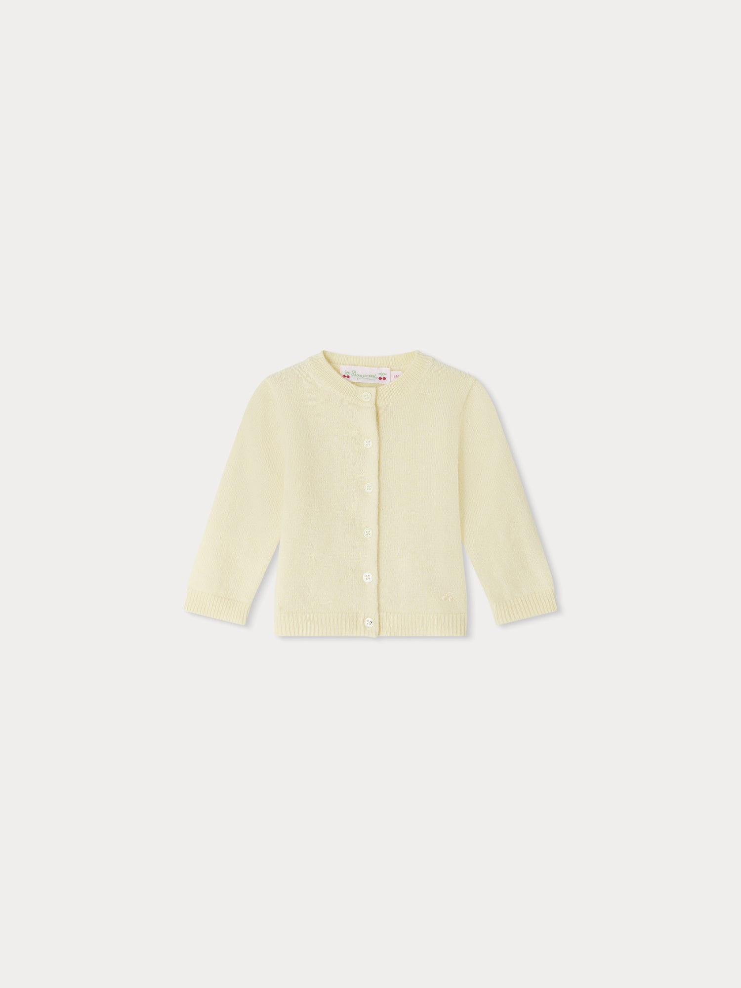 Baby Girls Yellow Cashmere Cardigan