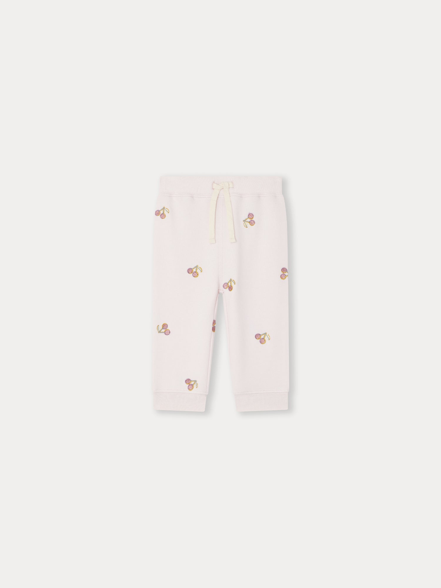 Baby Girls Light Pink Cotton Trousers