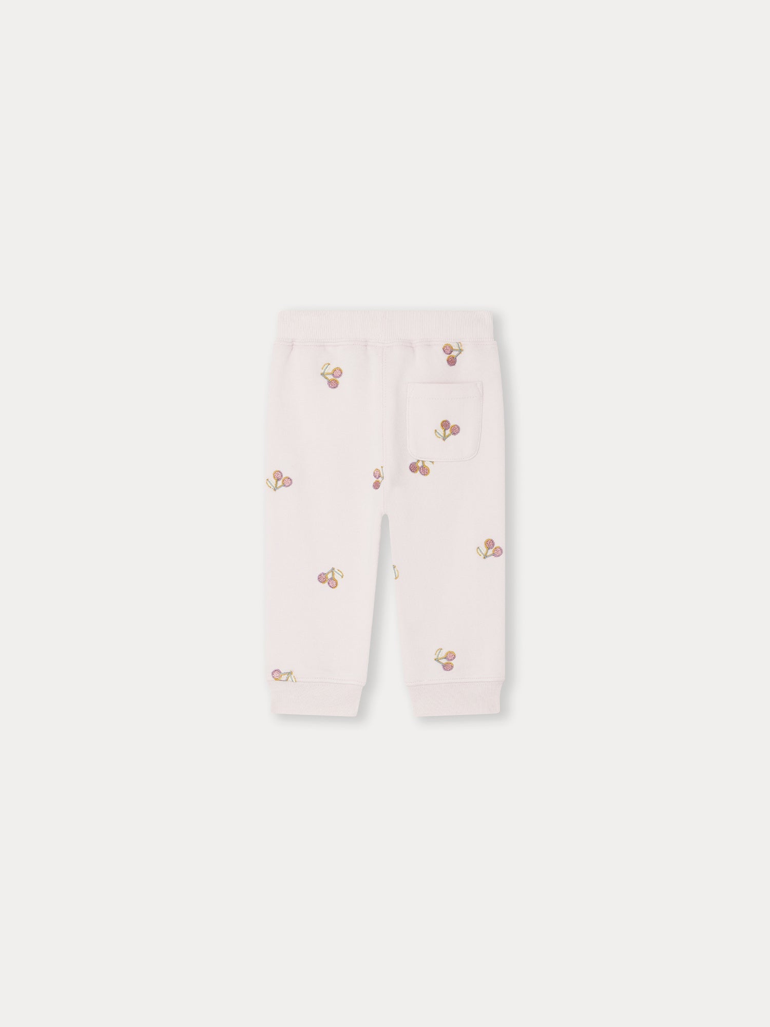 Baby Girls Light Pink Cotton Trousers
