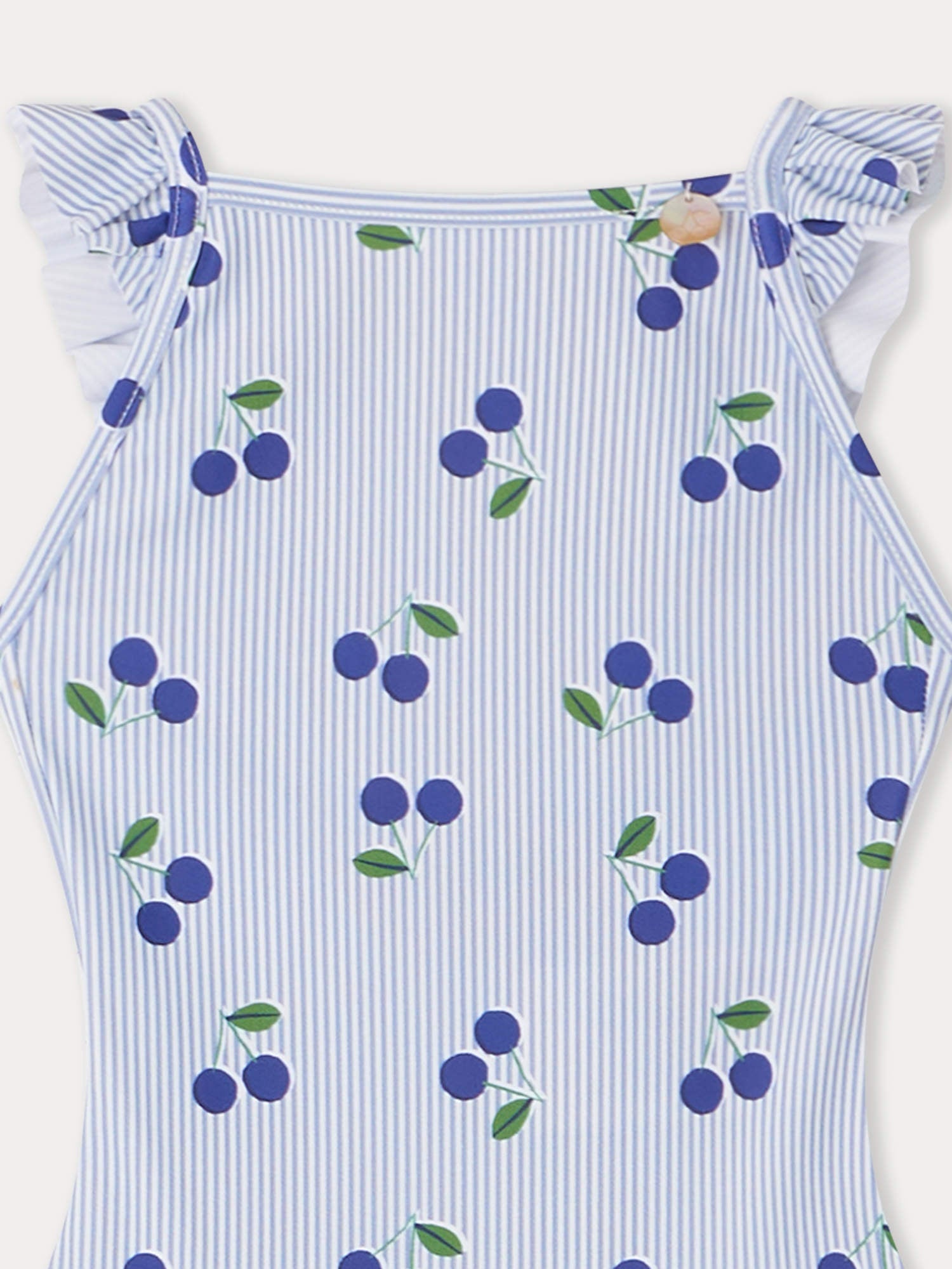 Baby Girls Blue Stripes Swimsuit