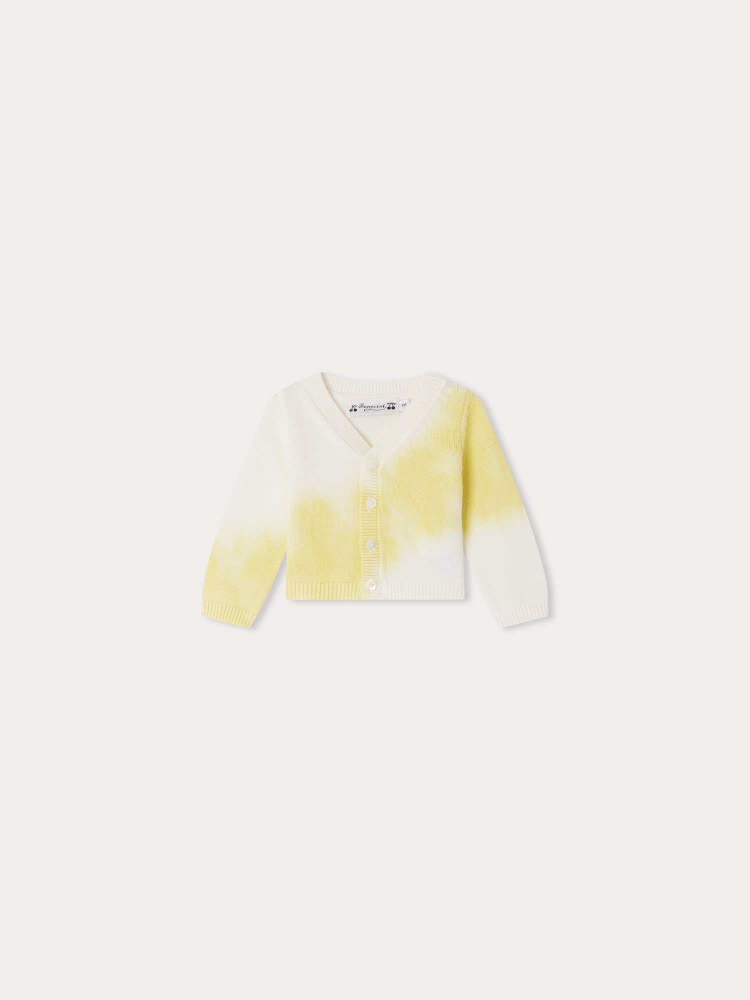Baby Girls White Cotton Cardigan