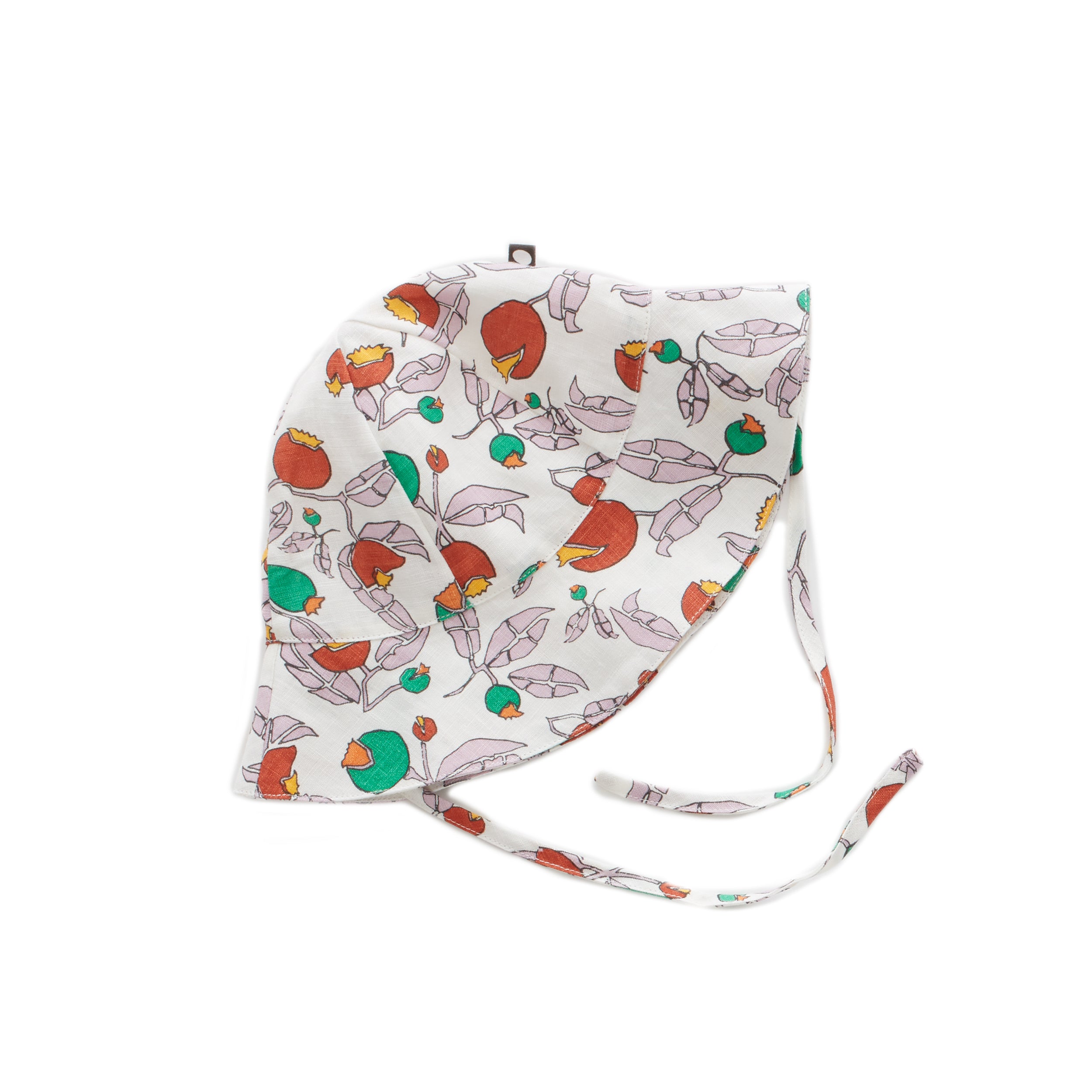 Baby Girls White Flowers Hat