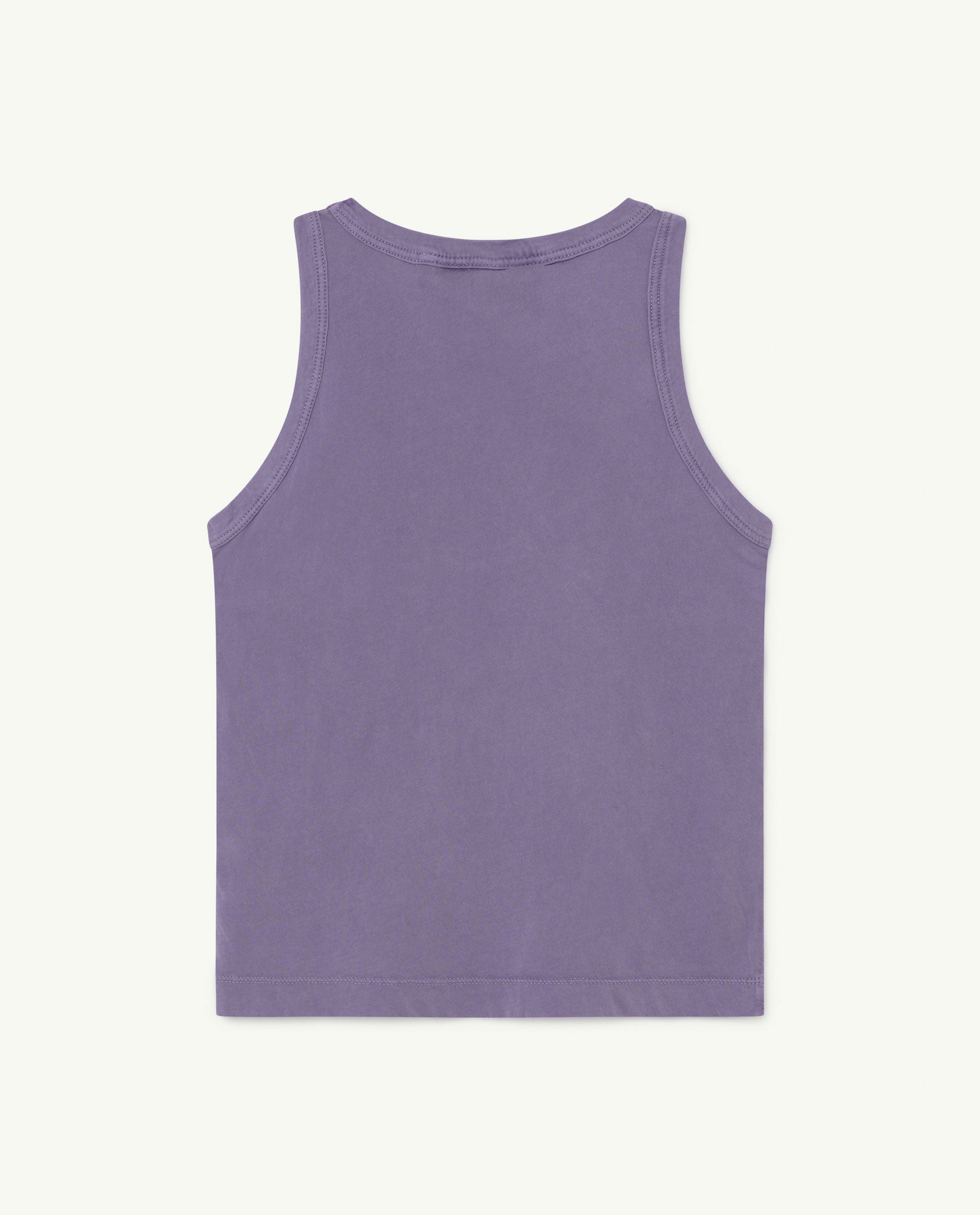 Boys Purple Flower Cotton Tank Top