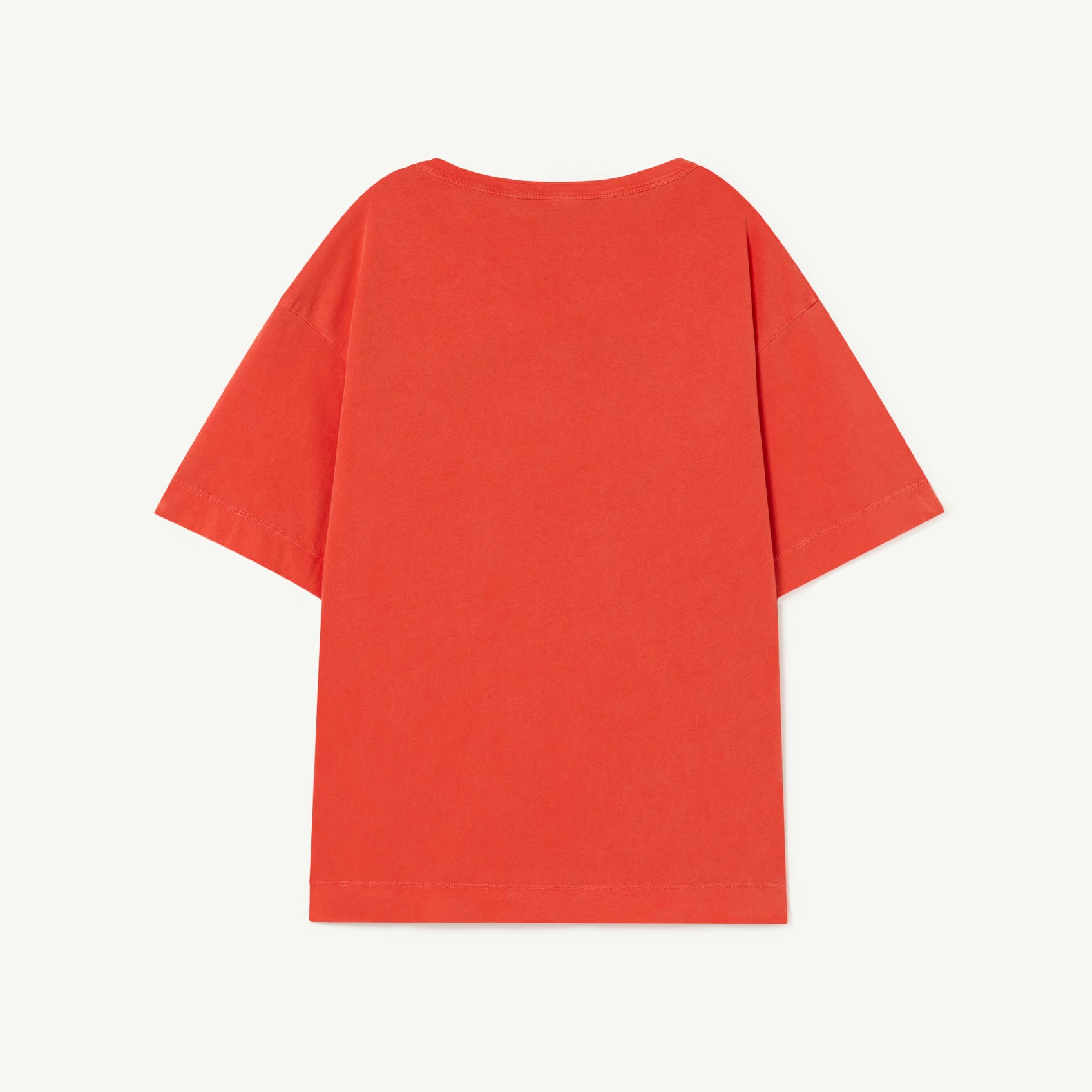 Boys & Girls Red Printed Cotton T-Shirt