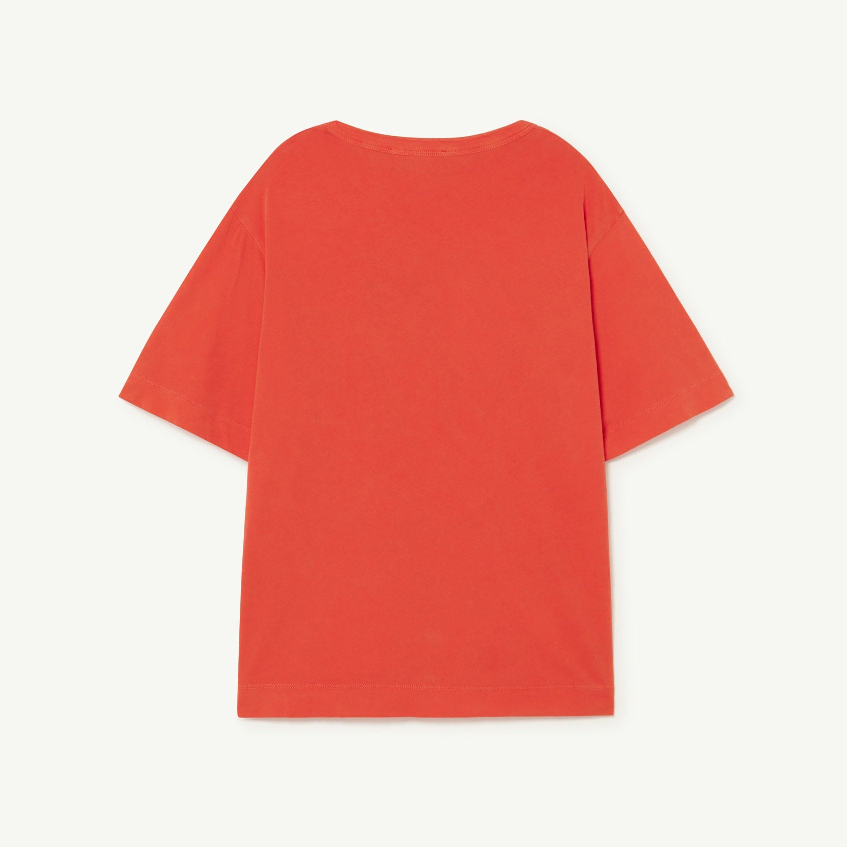 Boys & Girls Red Printed Cotton T-Shirt