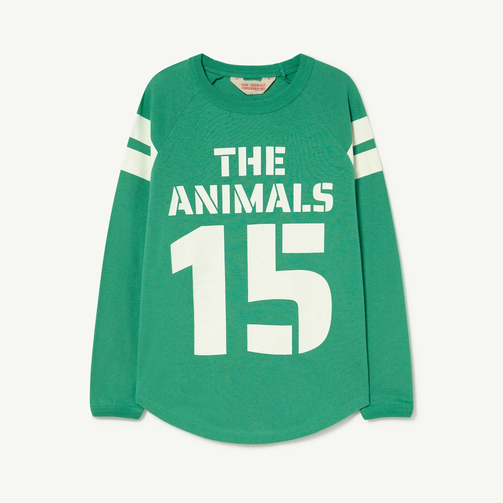 Boys & Girls Green Logo Cotton T-Shirt