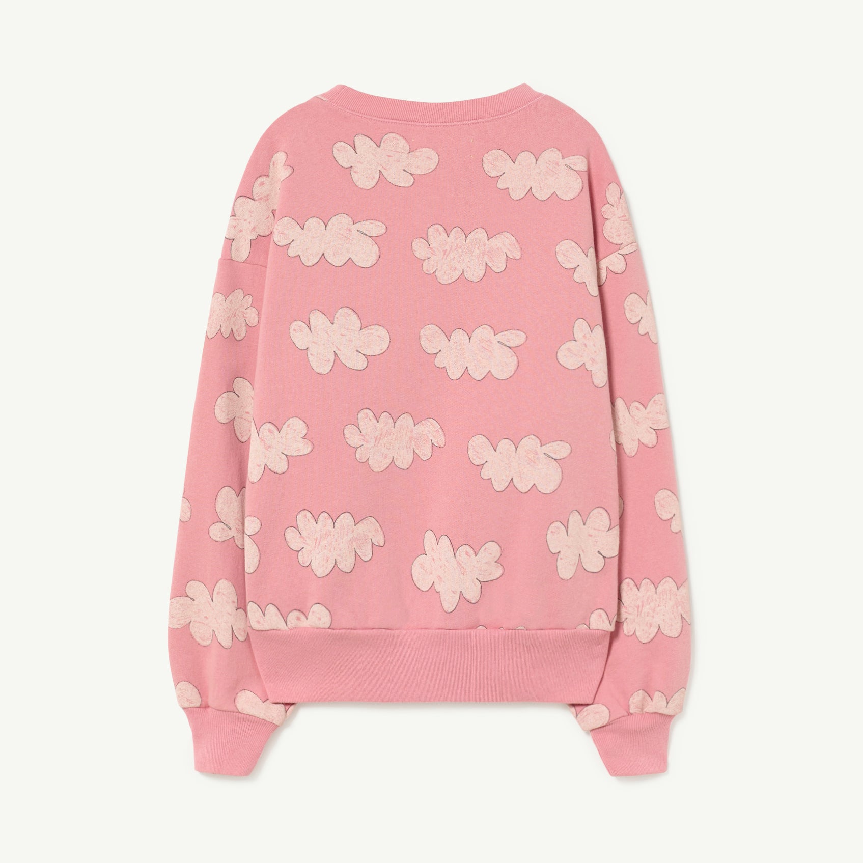Boys & Girls Pink Printed Cotton Sweatshirt
