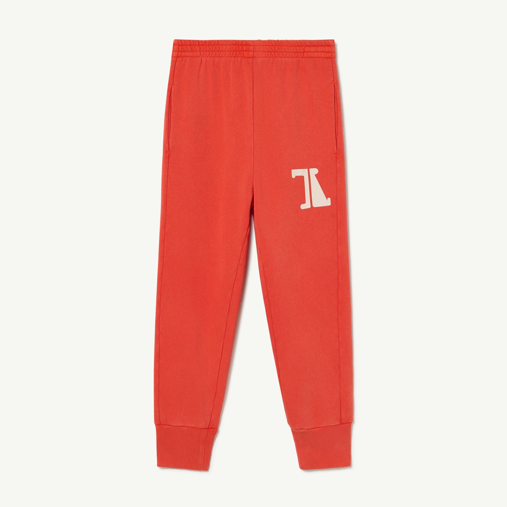 Boys & Girls Red Form Cotton Trousers