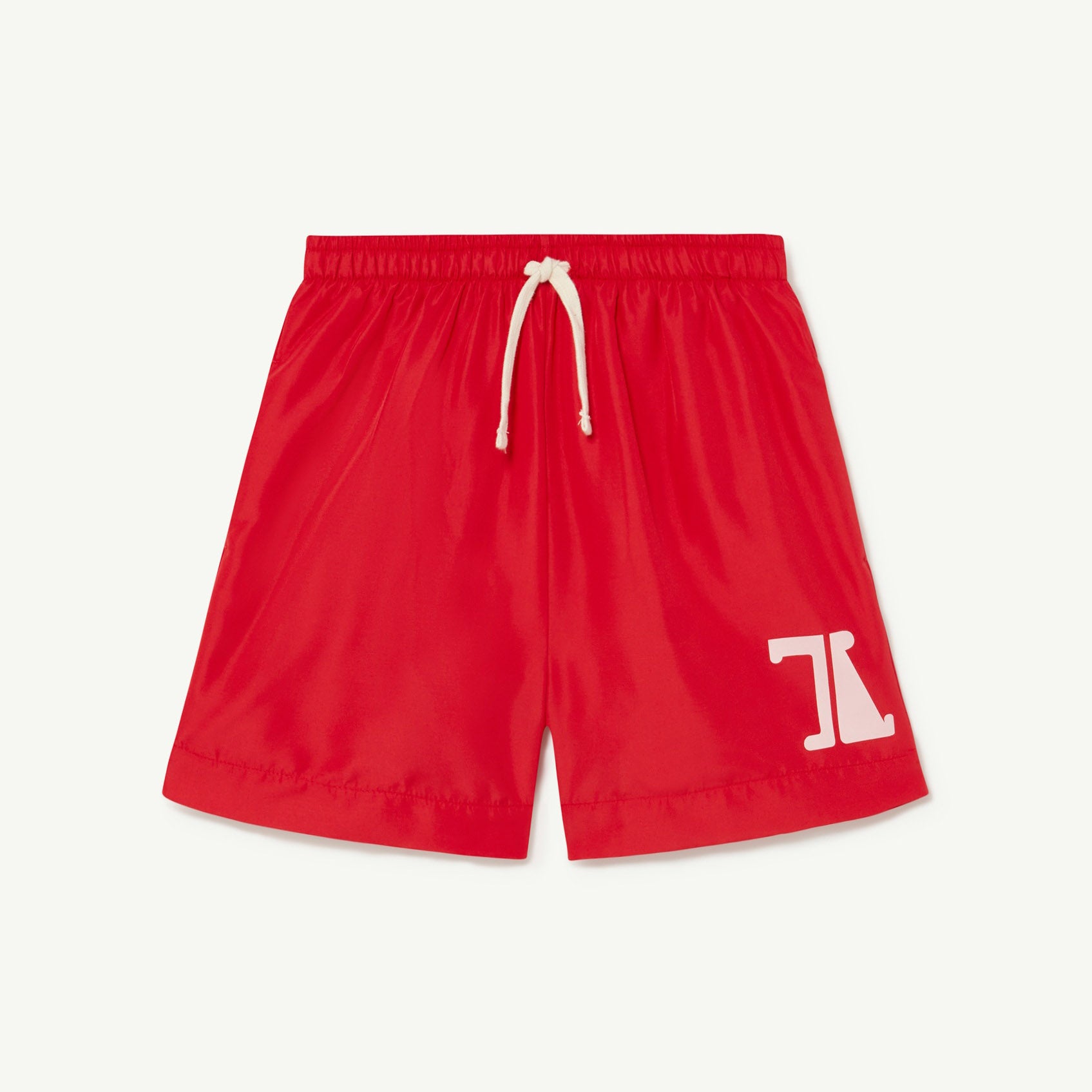 Boys & Girls Red Logo Swim Shorts
