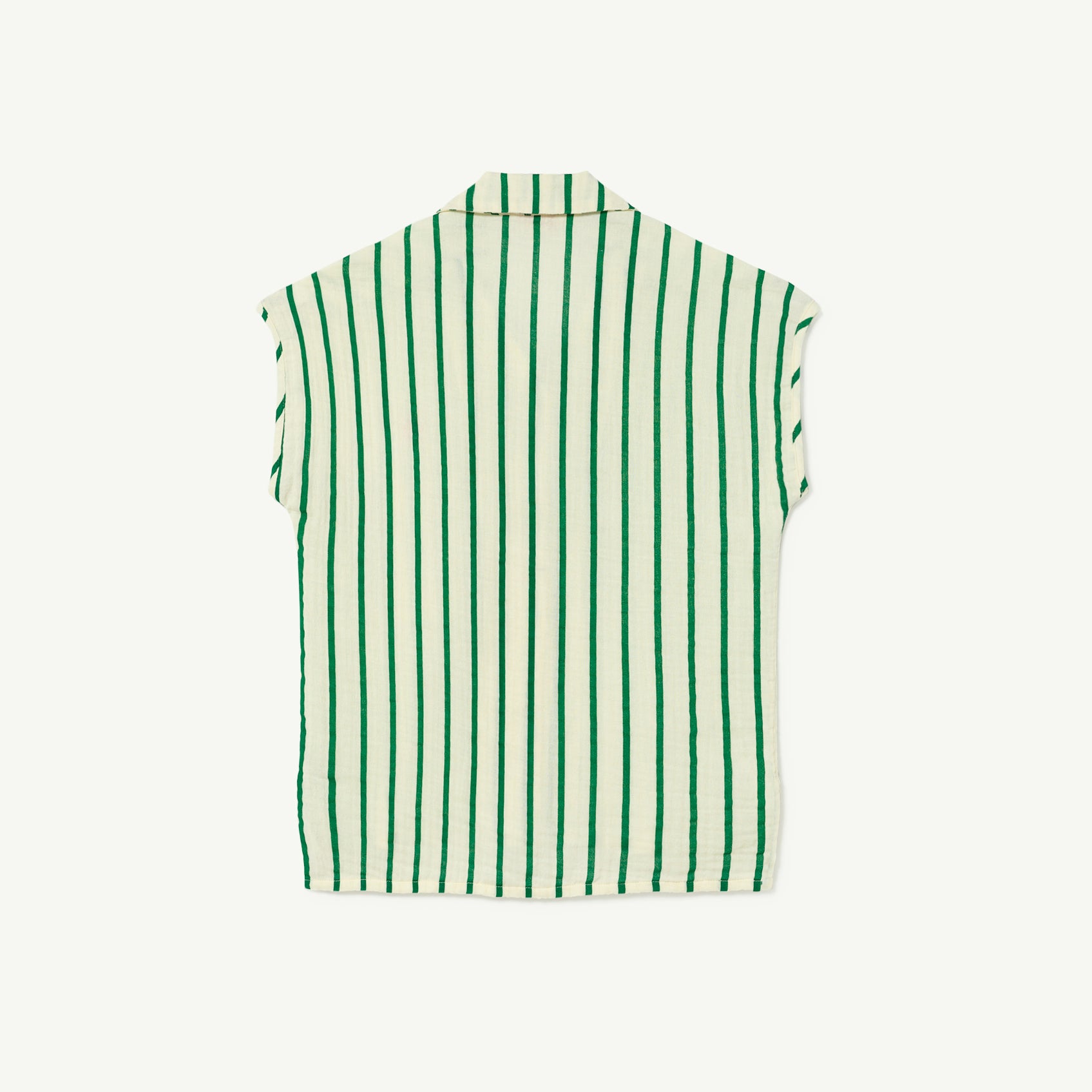 Boys & Girls Green Stripes Shirt
