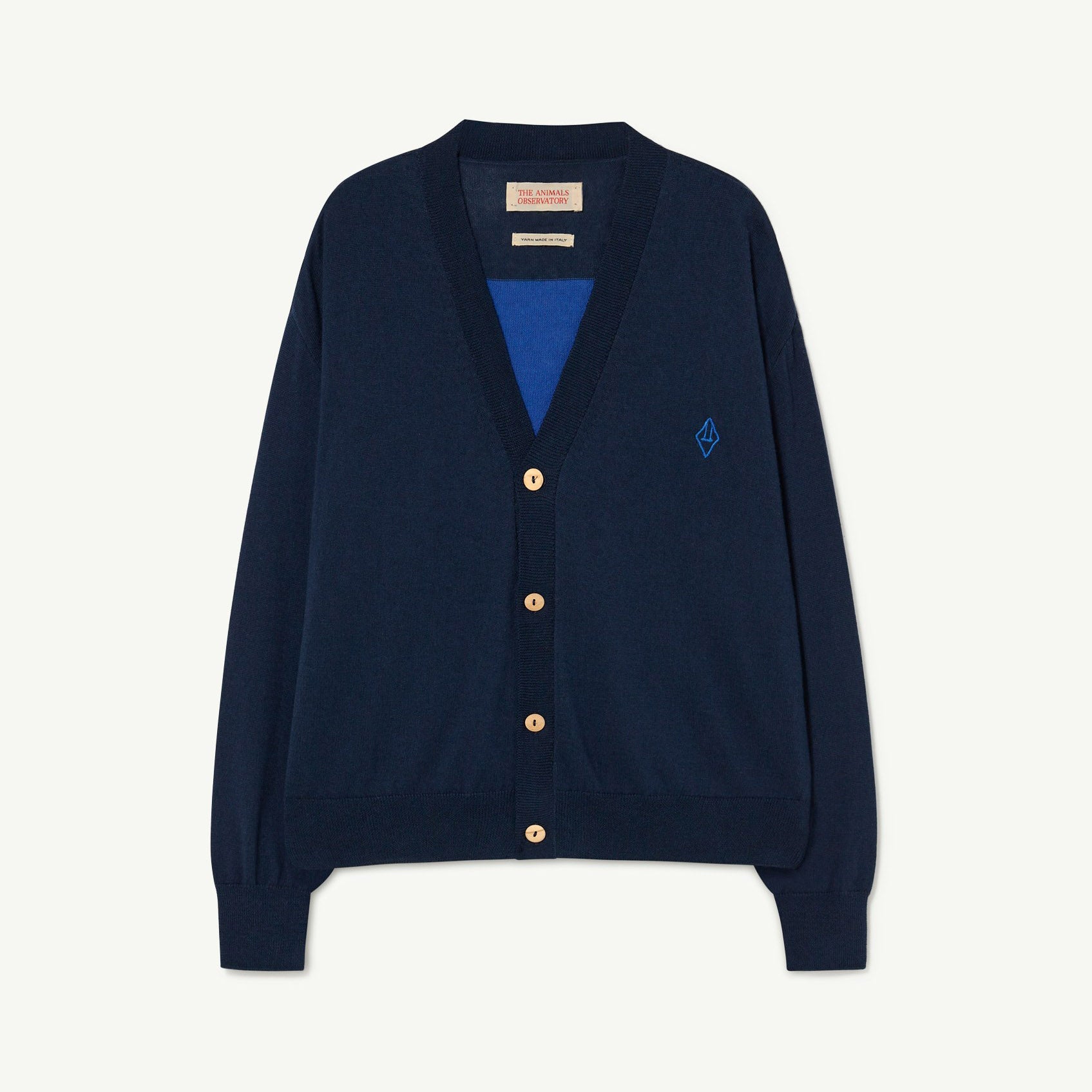 Boys & Girls Navy Cotton Cardigan
