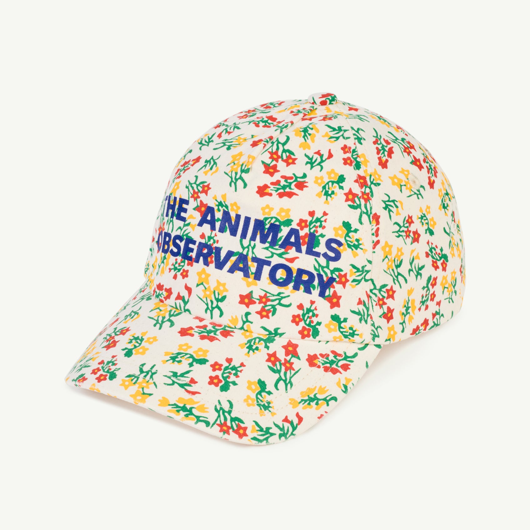 Boys & Girls White Floral Cap