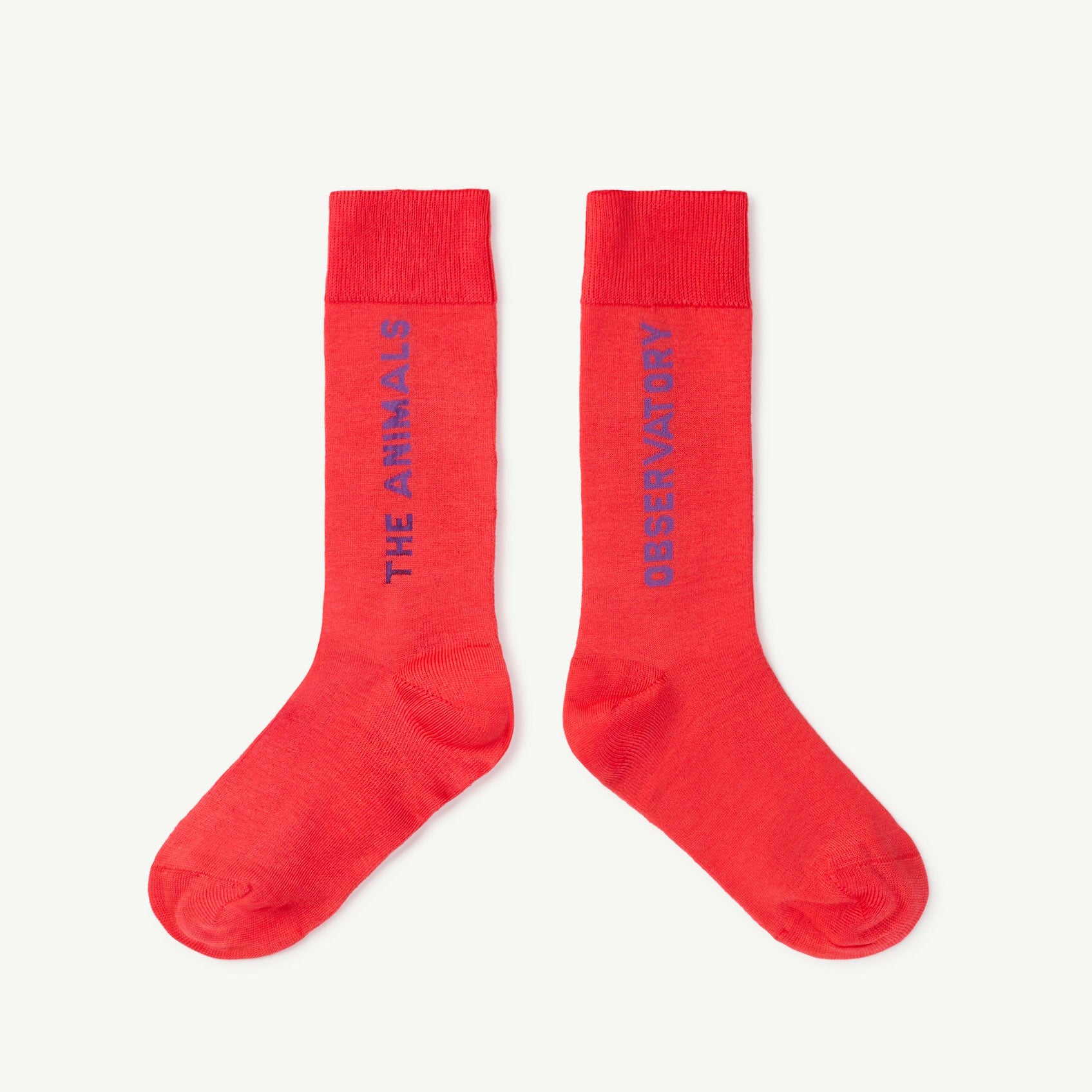 Boys & Girls Red Logo Cotton Socks