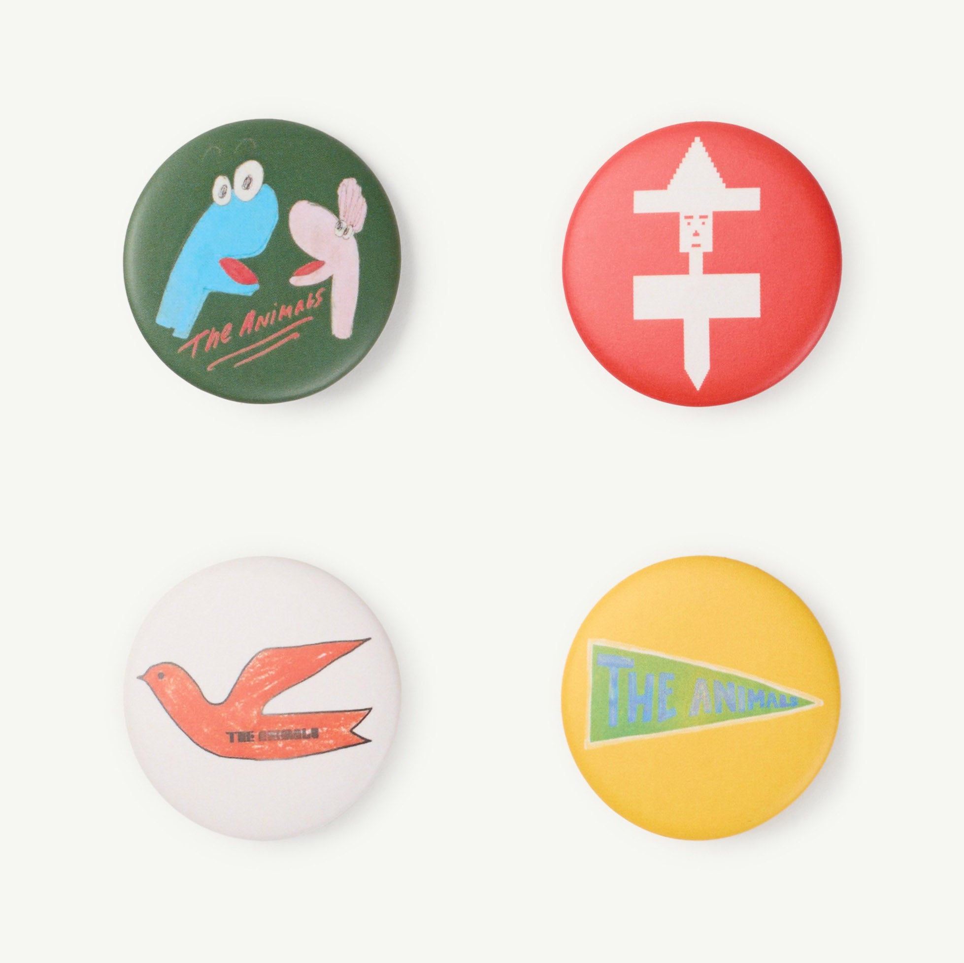 Button White Badge