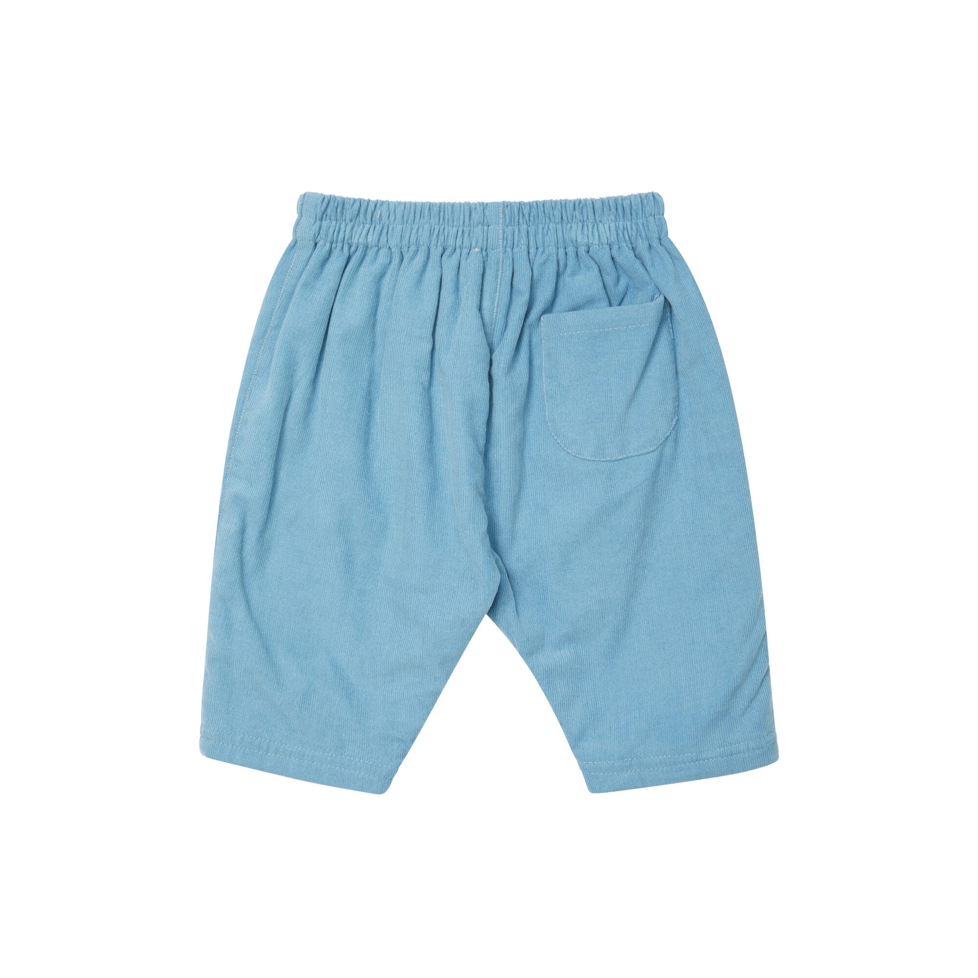 Baby Boys & Girls Blue Cotton Trousers