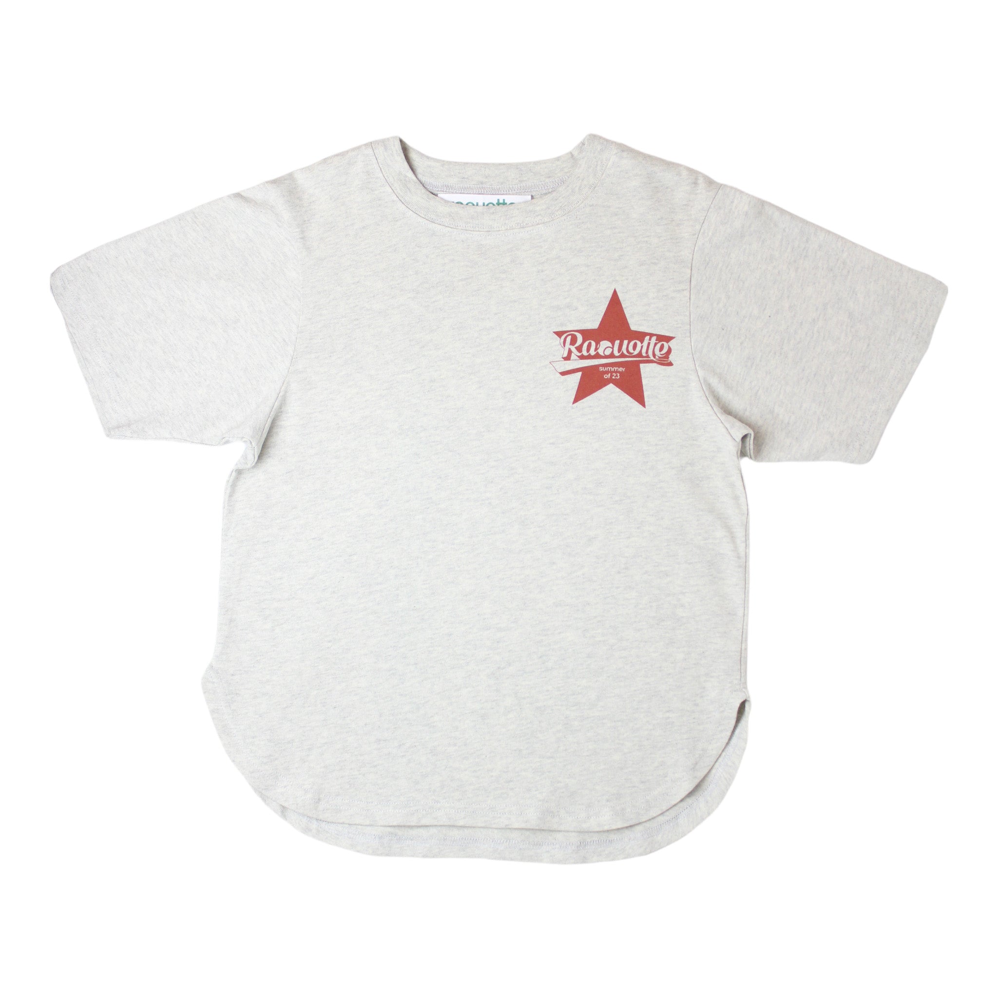 Boys & Girls Grey Cotton T-Shirt