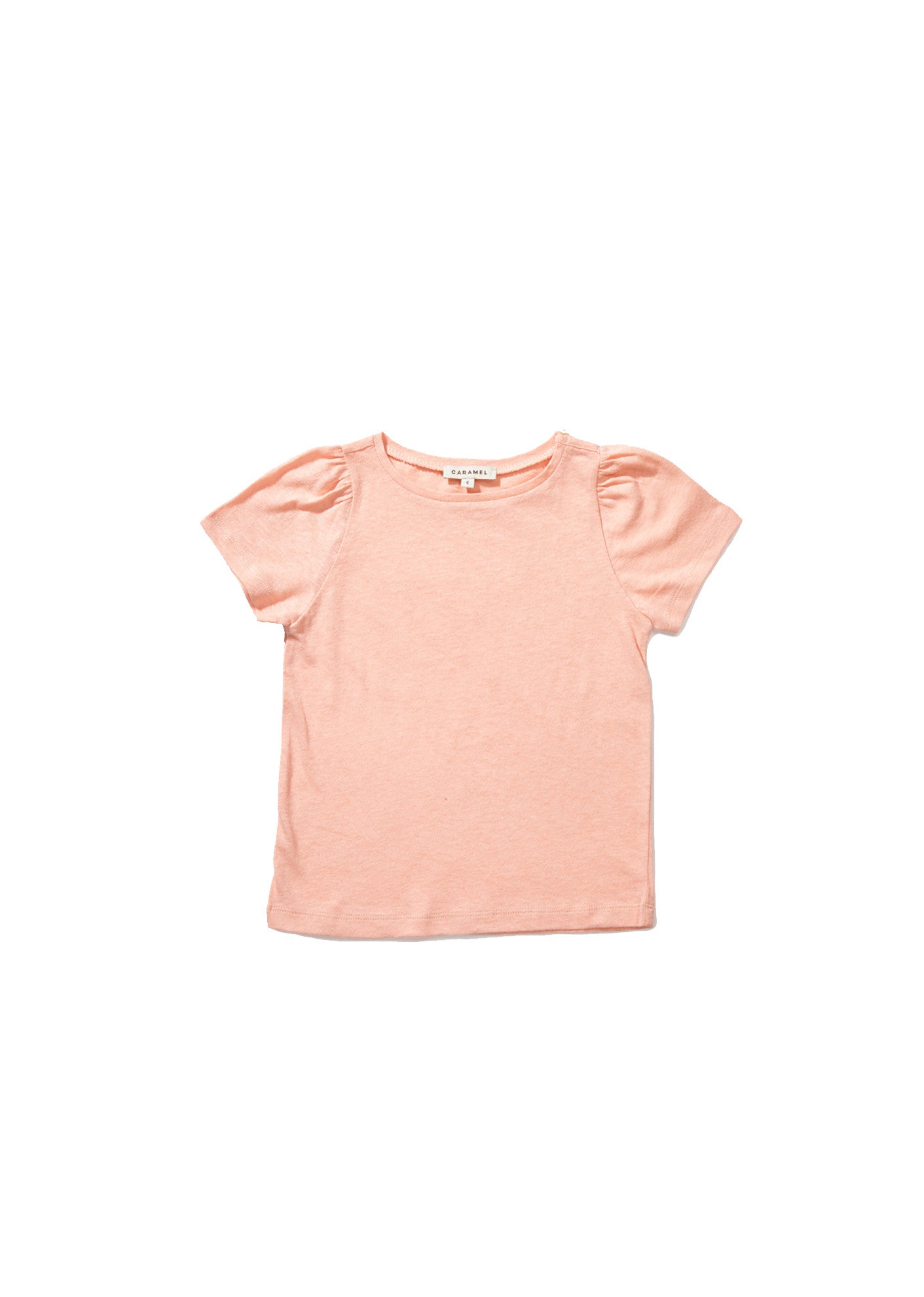 Girls Pink Cotton T-shirt