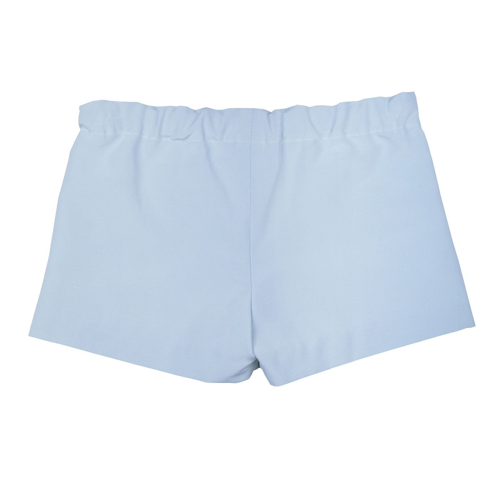 Girls Powder Blue Lined Scalloped Trims Shorts - CÉMAROSE | Children's Fashion Store - 2