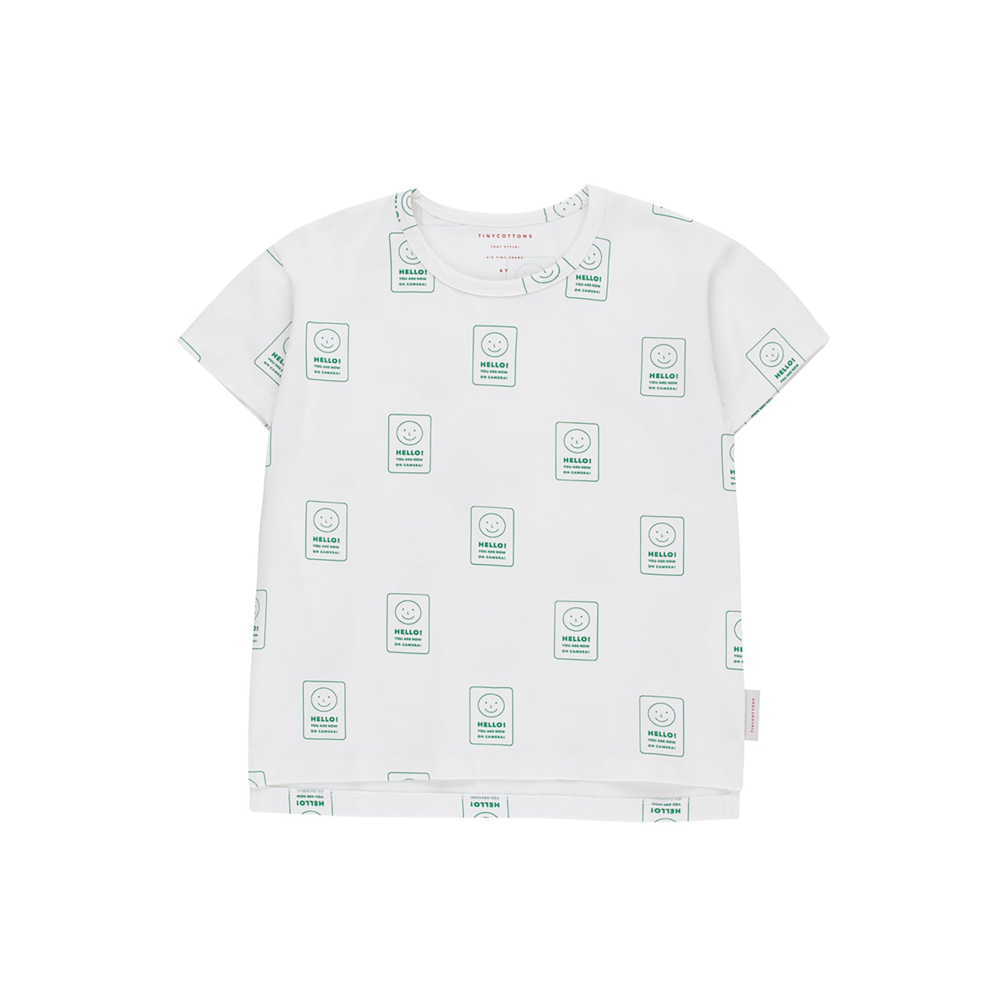 Boys & Girls White Pima Cotton T-shirt