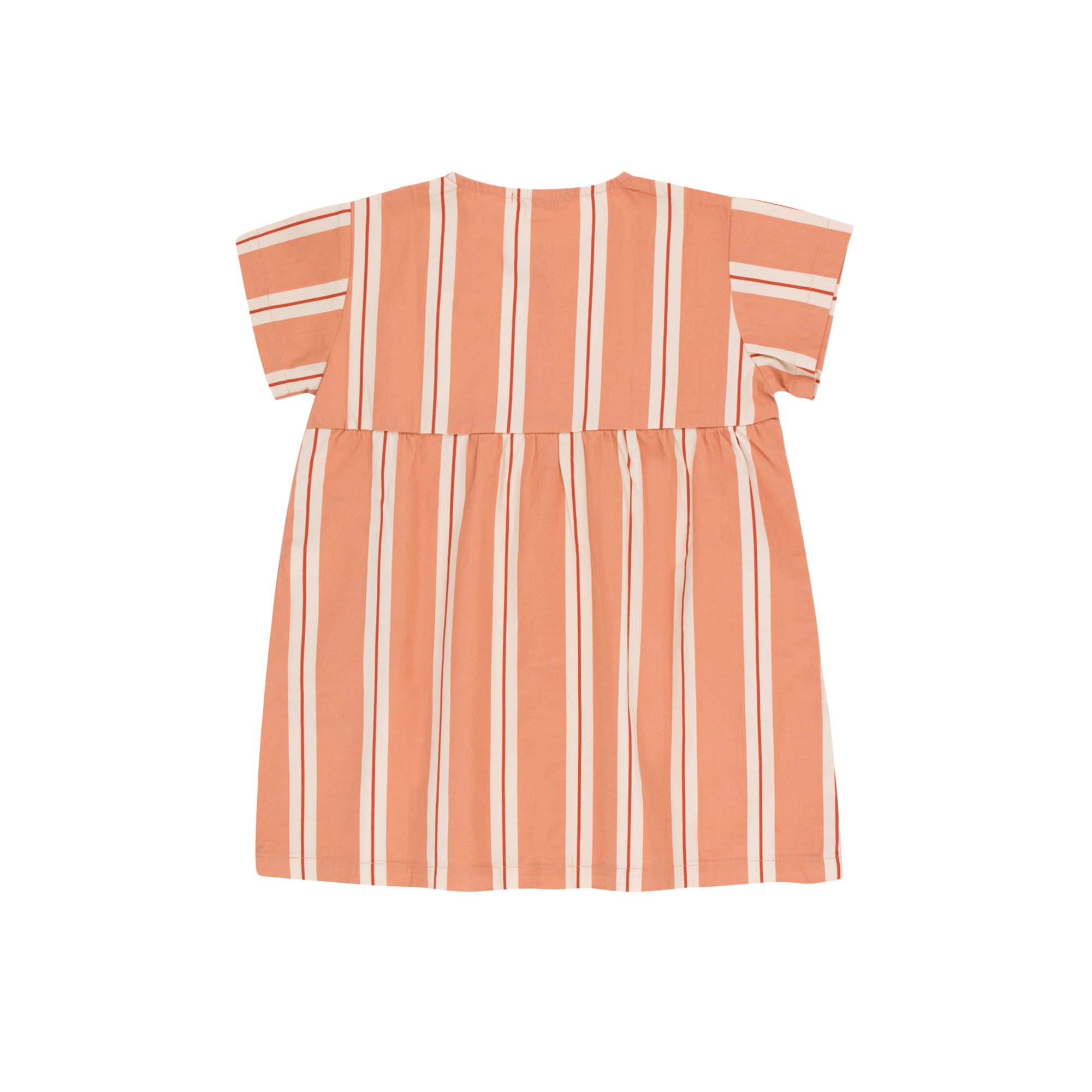 Girls Terracotta Cotton Dress