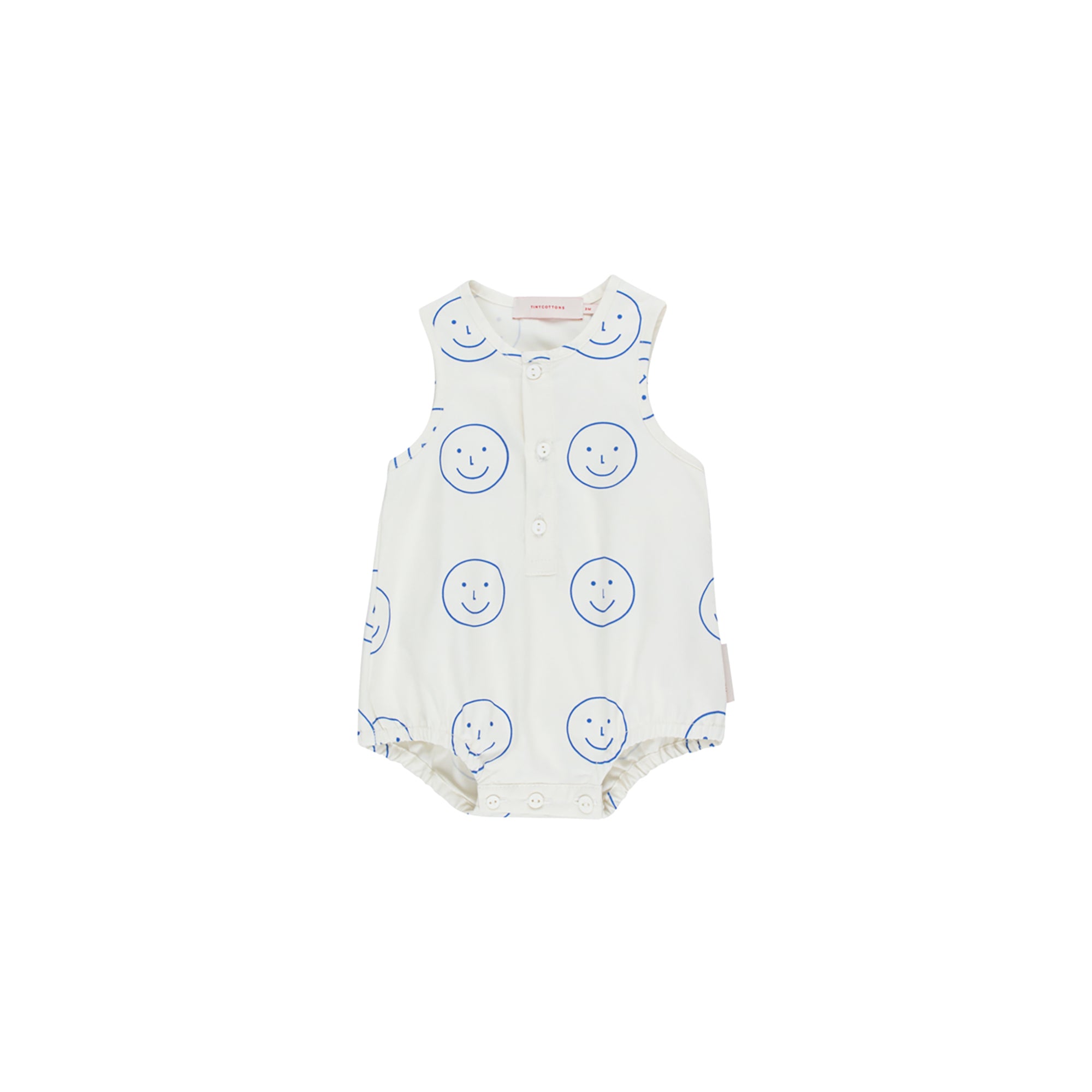 Baby White Cotton Babysuit