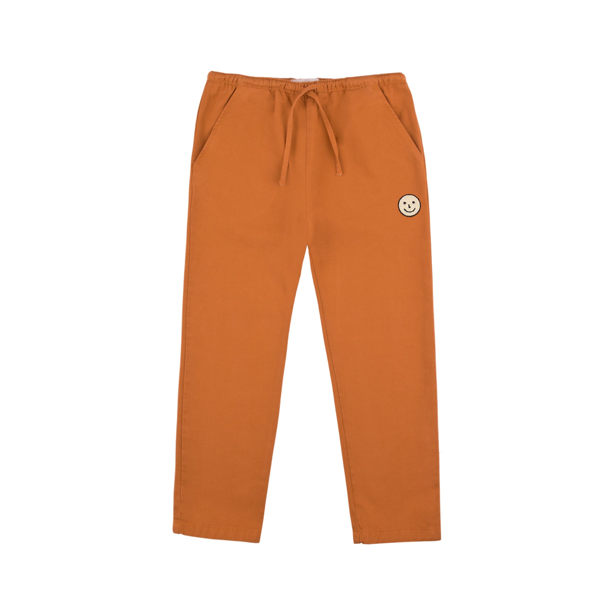Boys Brown Cotton Trousers
