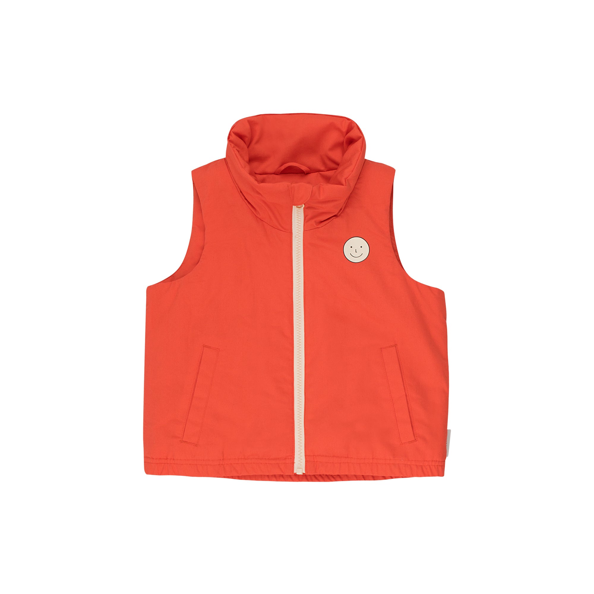 Boys Red Cotton Vest