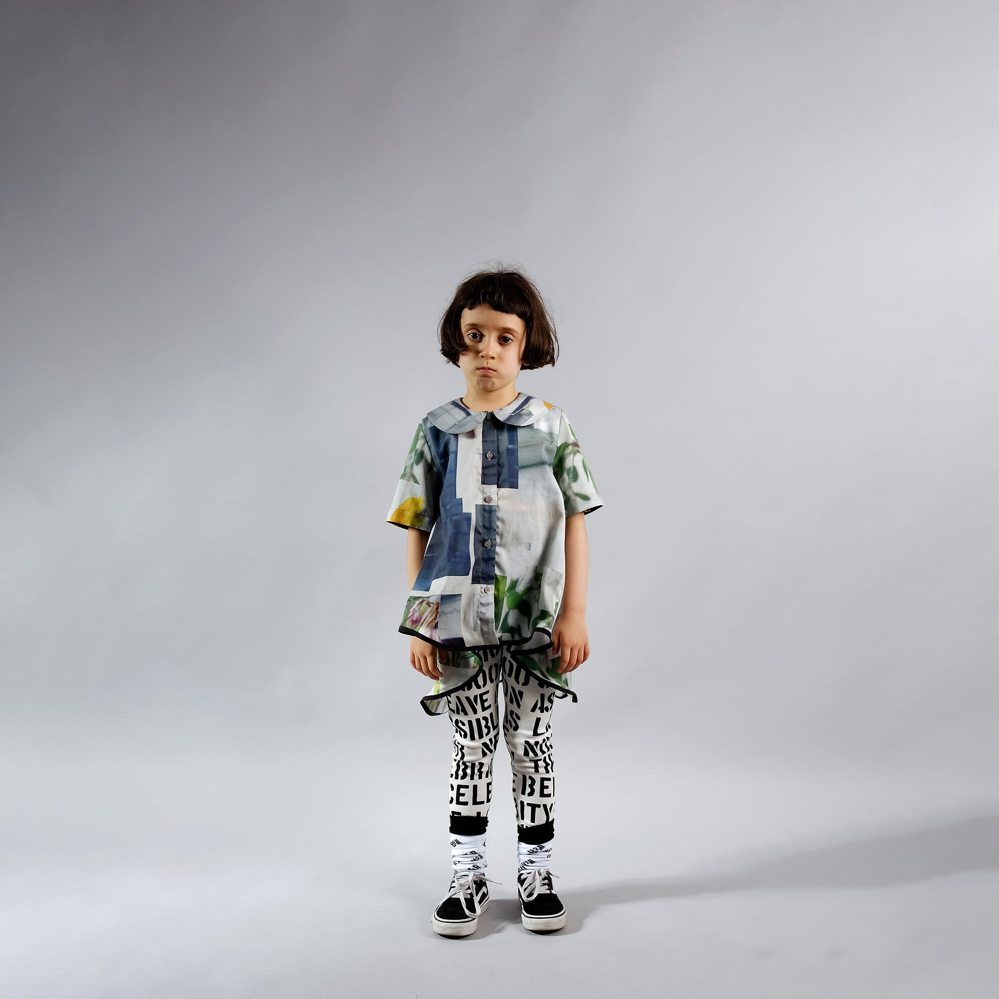 Girls Printed Cotton Shirt