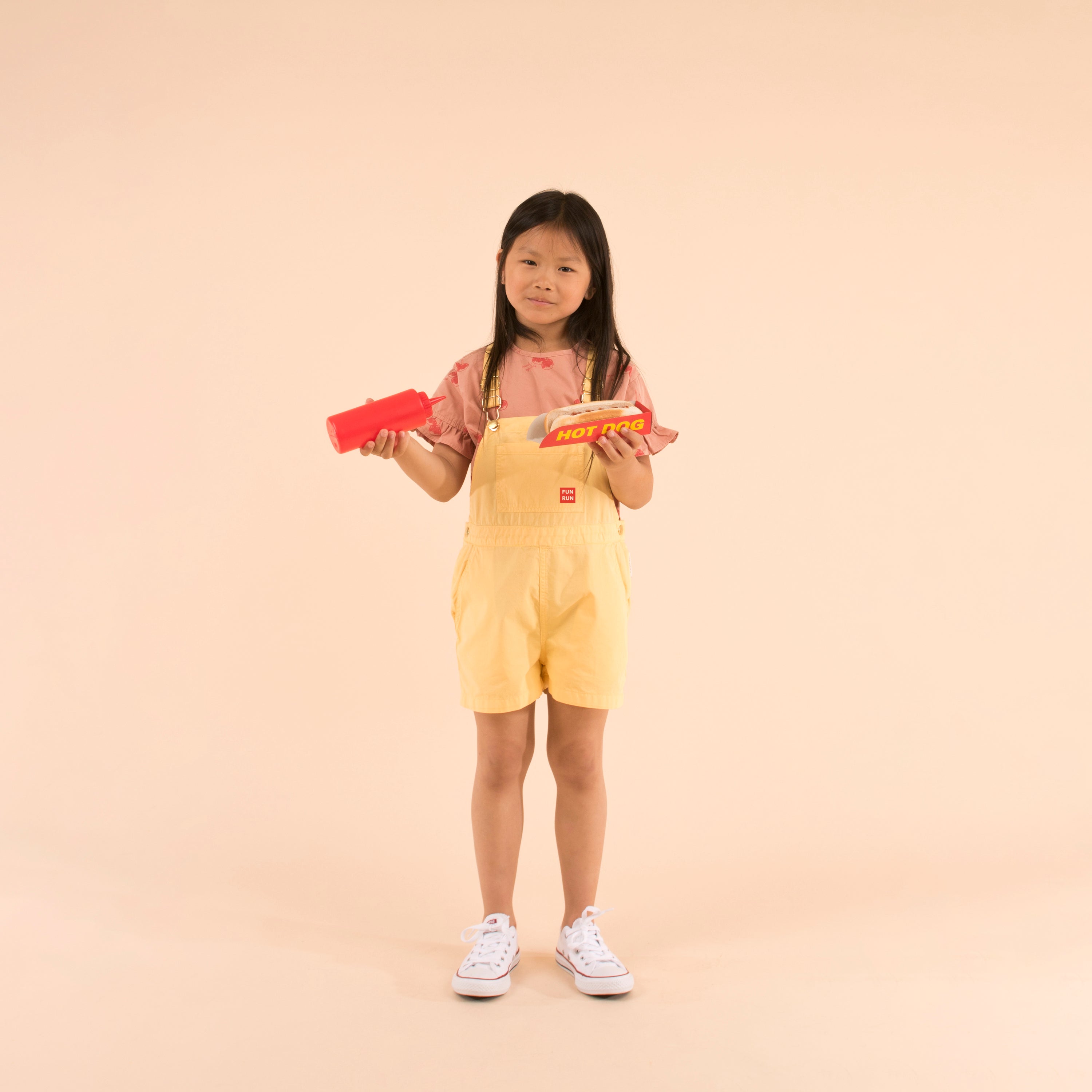 Girls Canary Cotton Shorts