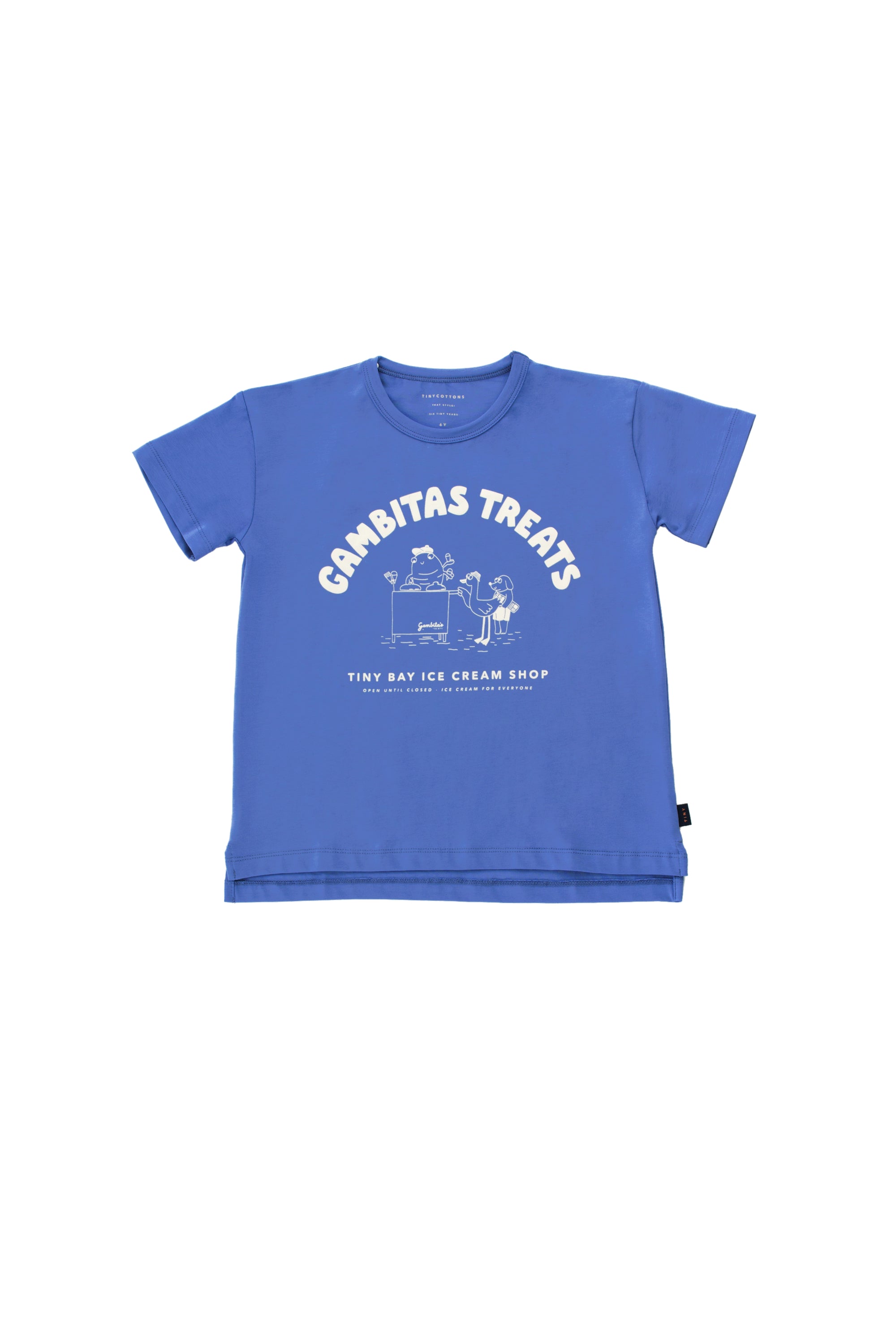 Boys Blue Printing Cotton T-Shirt