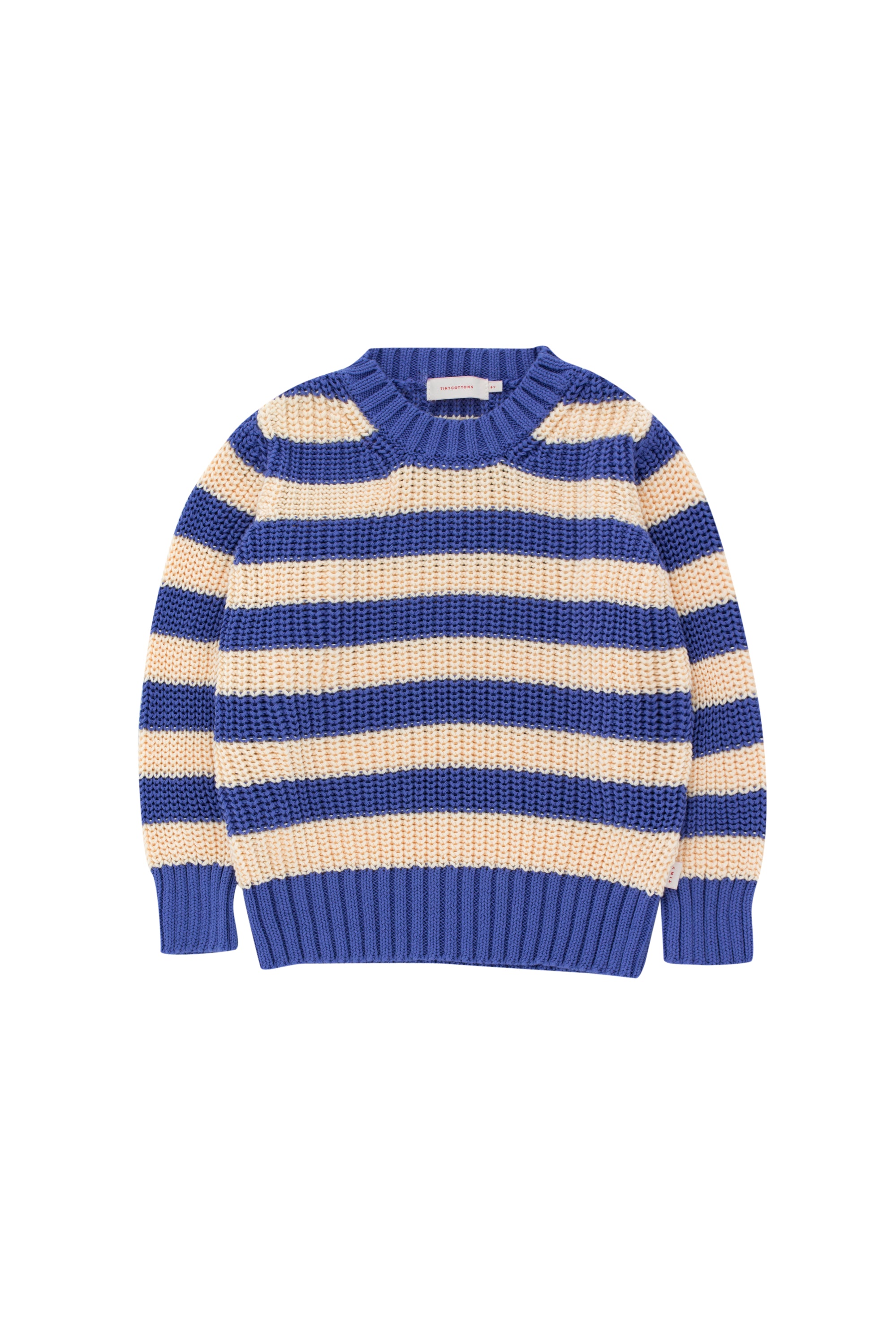 Boys & Girls Blue Striped Cotton Sweater