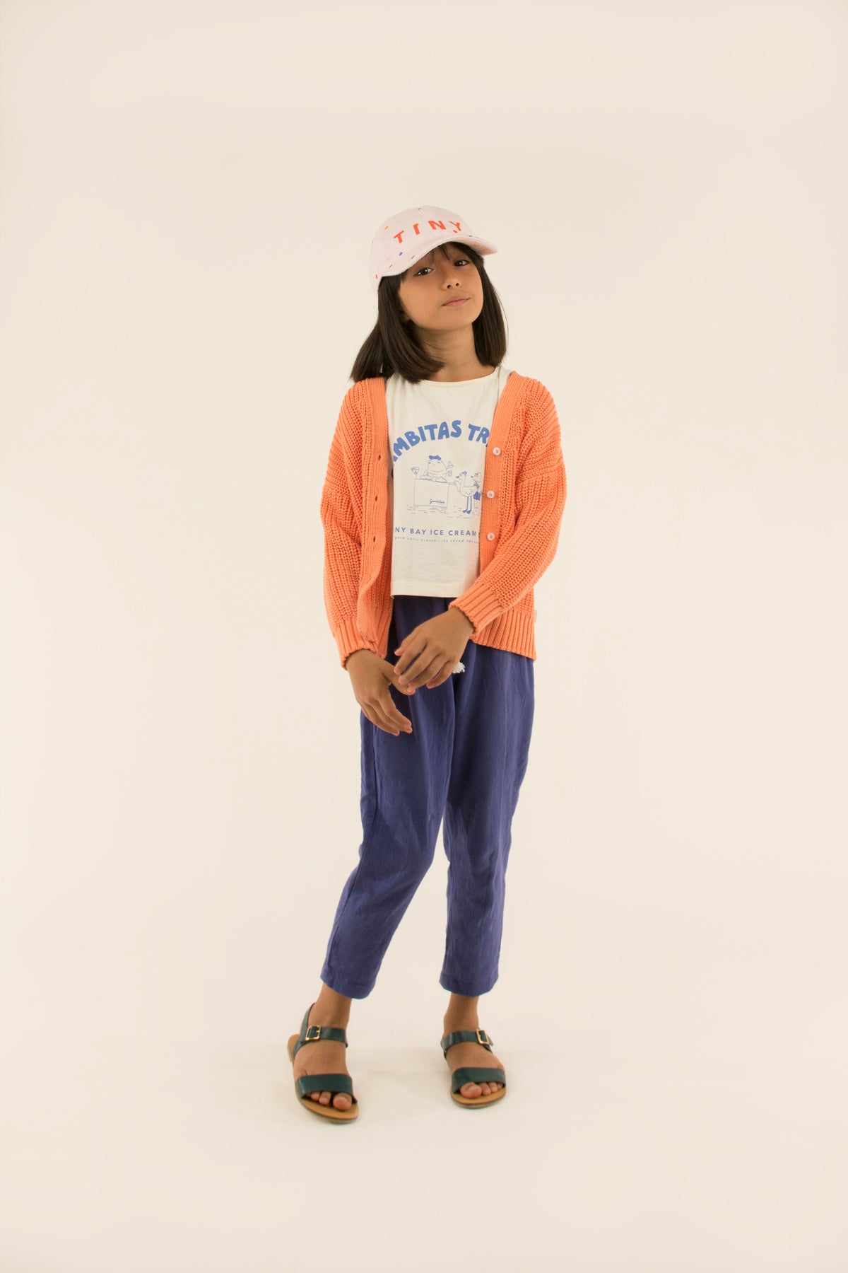 Boys & Girls Blue Cotton Trousers