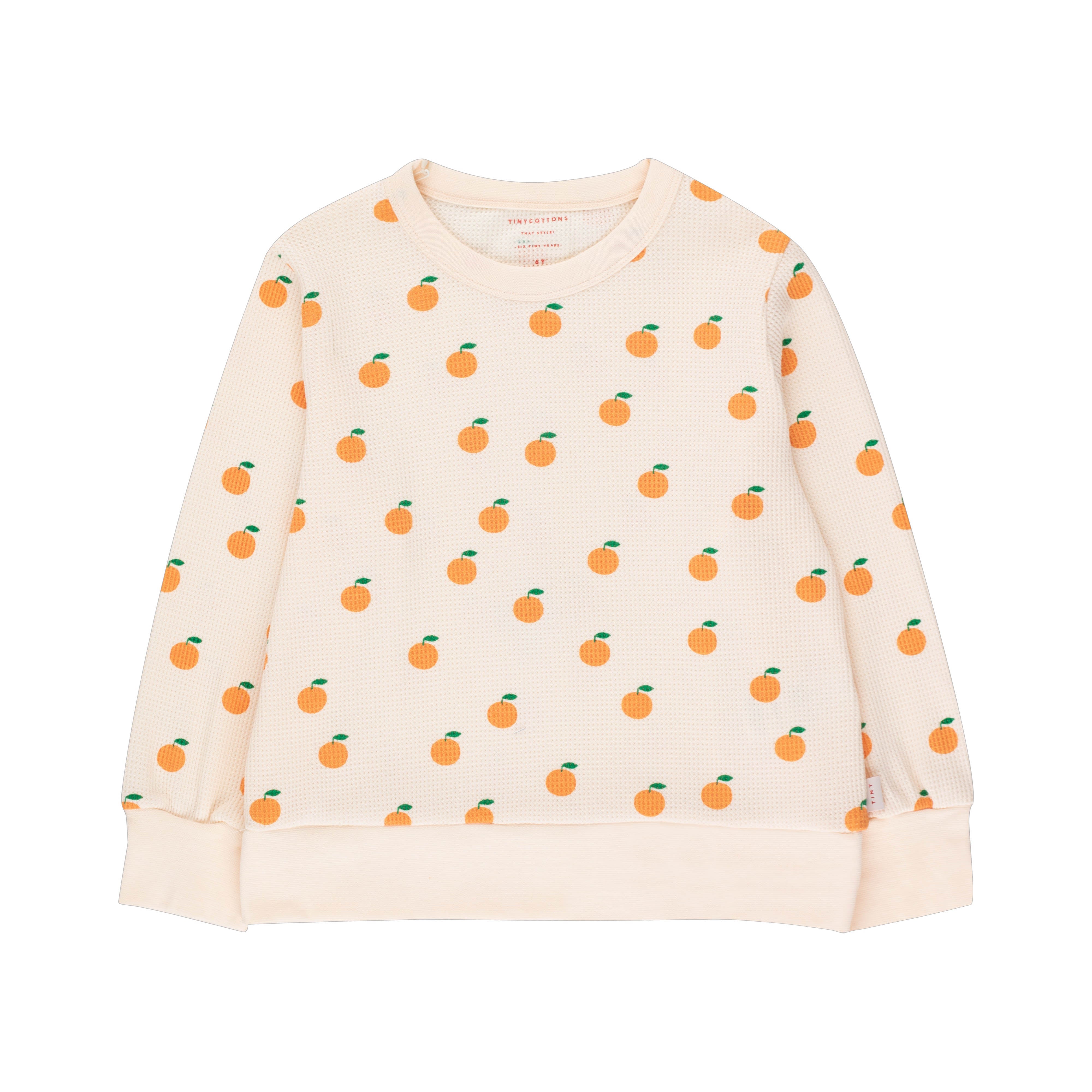 Boys & Girls White Cotton Sweatshirt