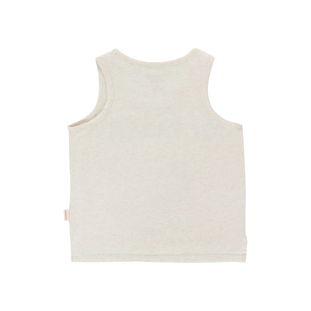 Boys & Girls White Printed Cotton Vest