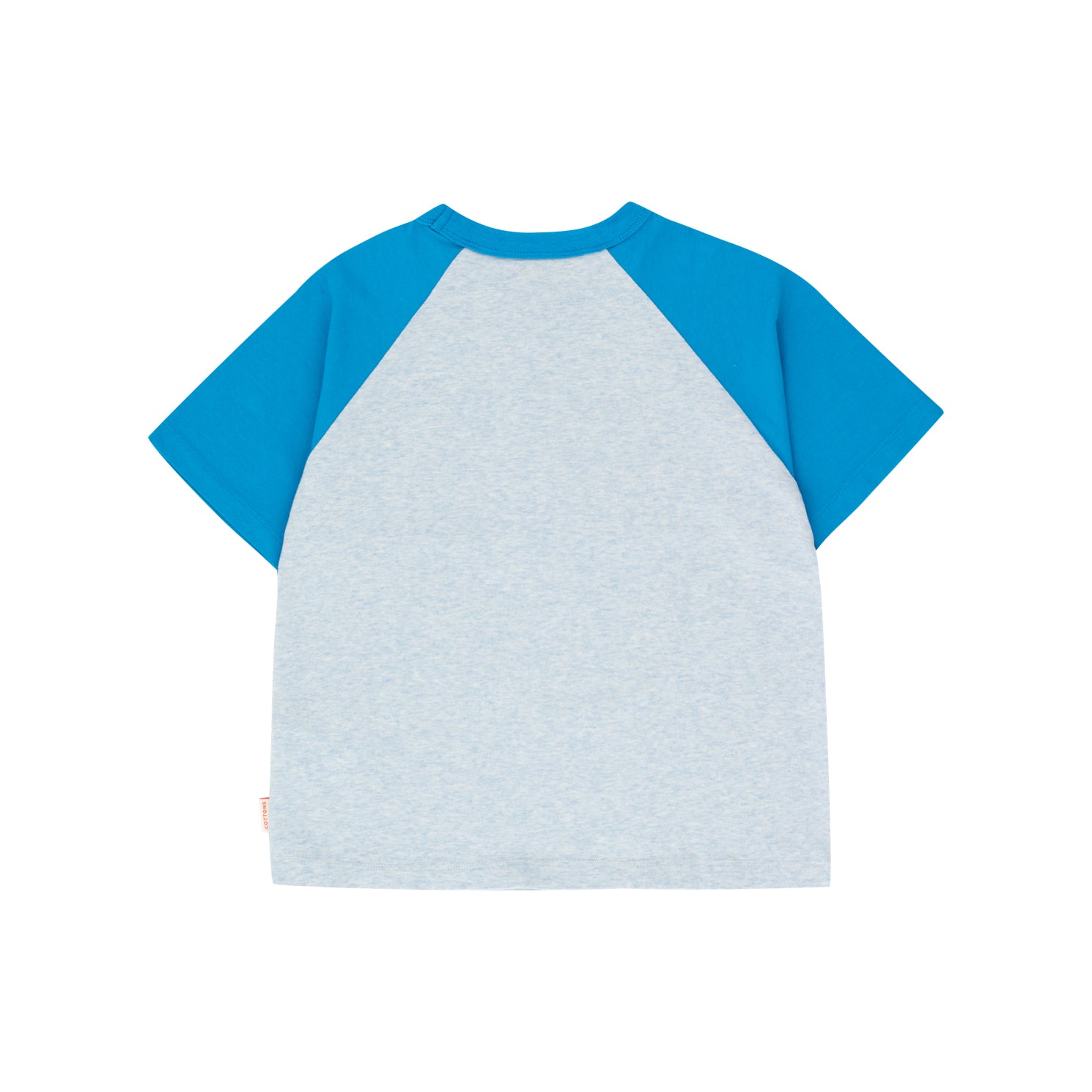 Boys & Girls Blue Printed Cotton T-Shirt