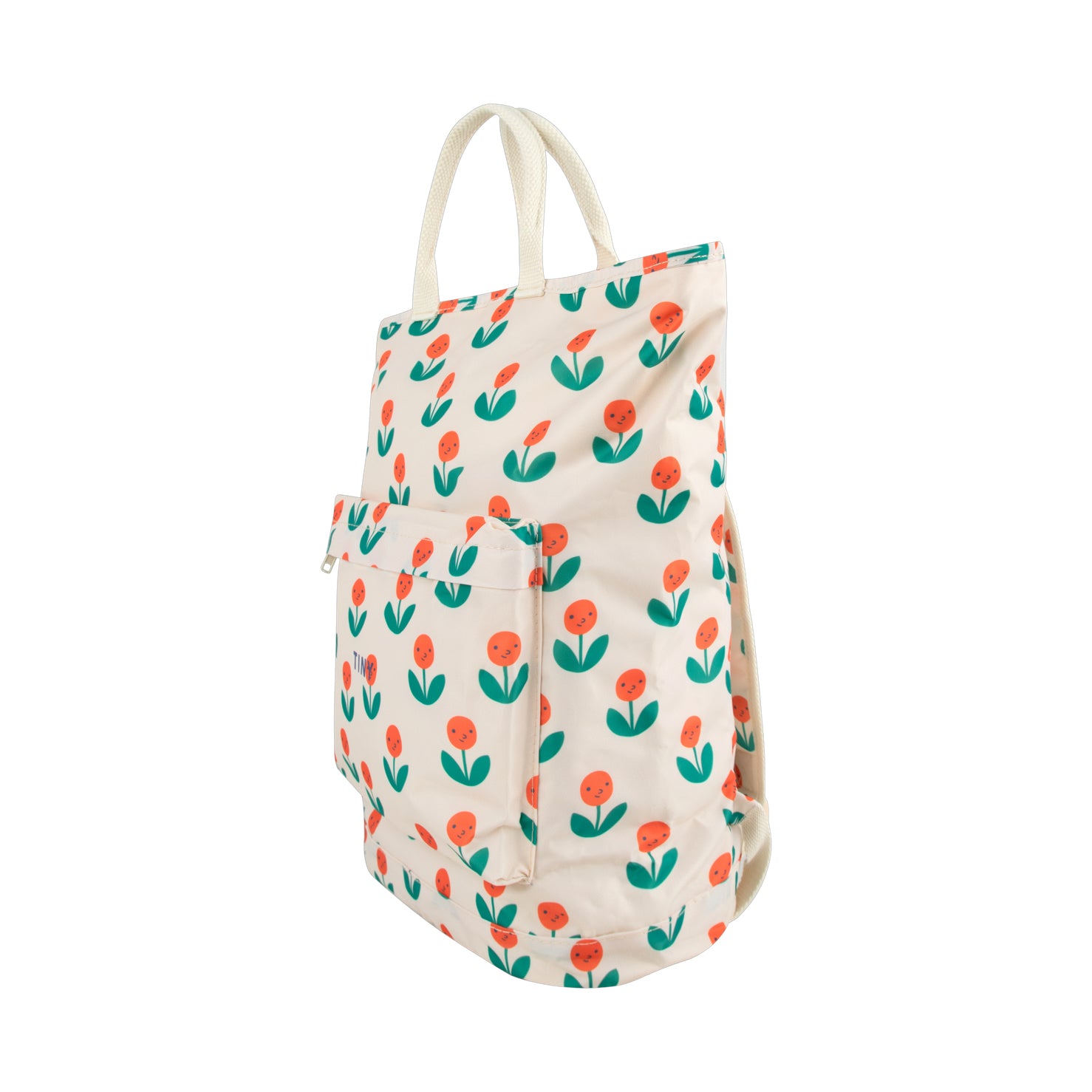 Boys & Girls White Flowers Backpack