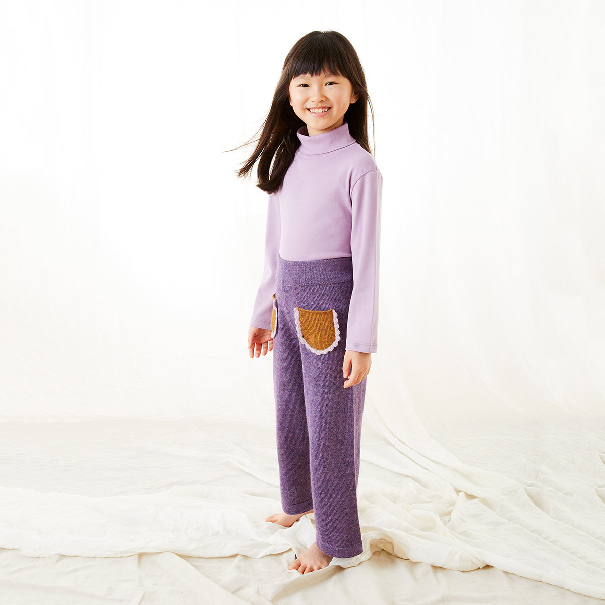 Boys & Girls Purple Cotton Top