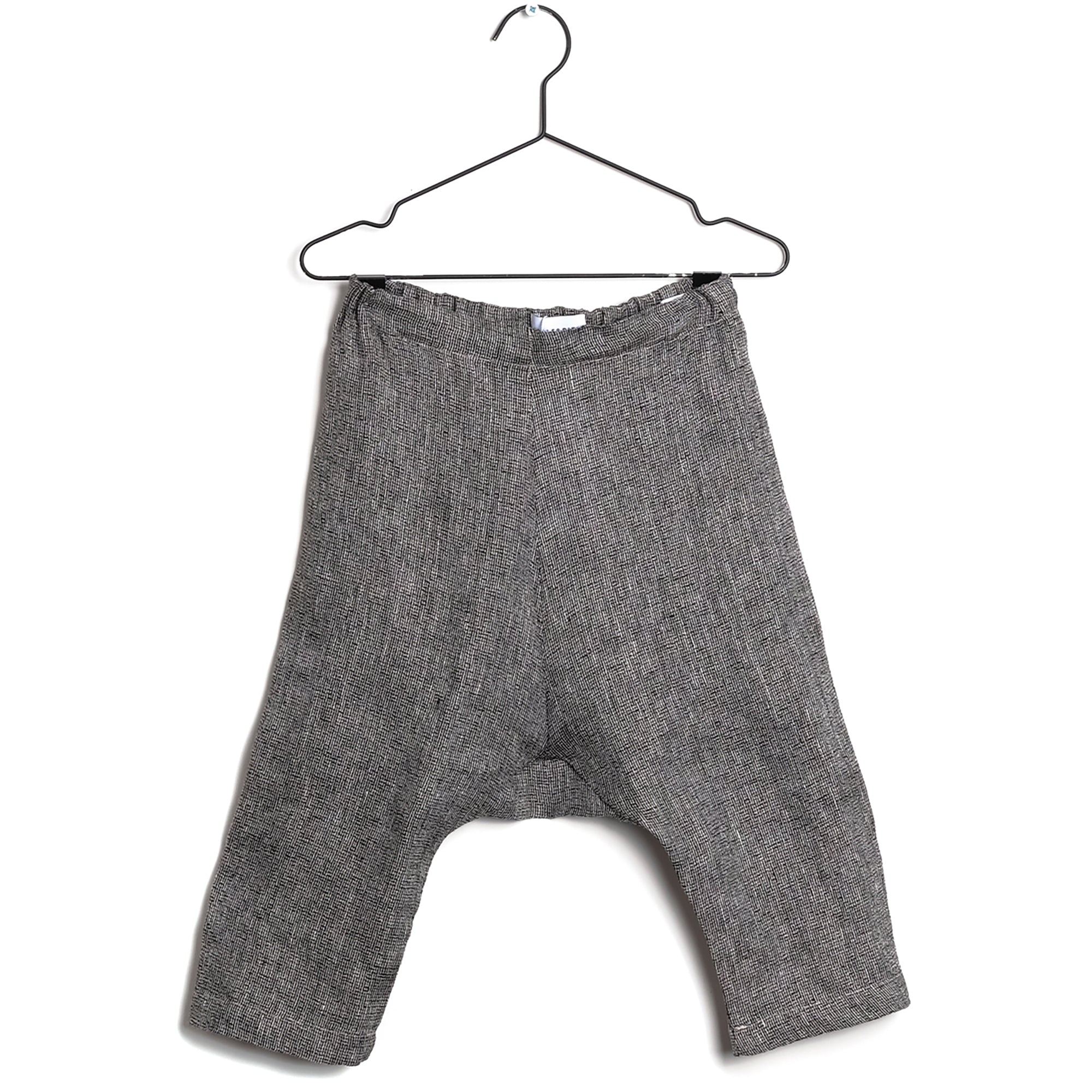 Girls Black Linen Trousers