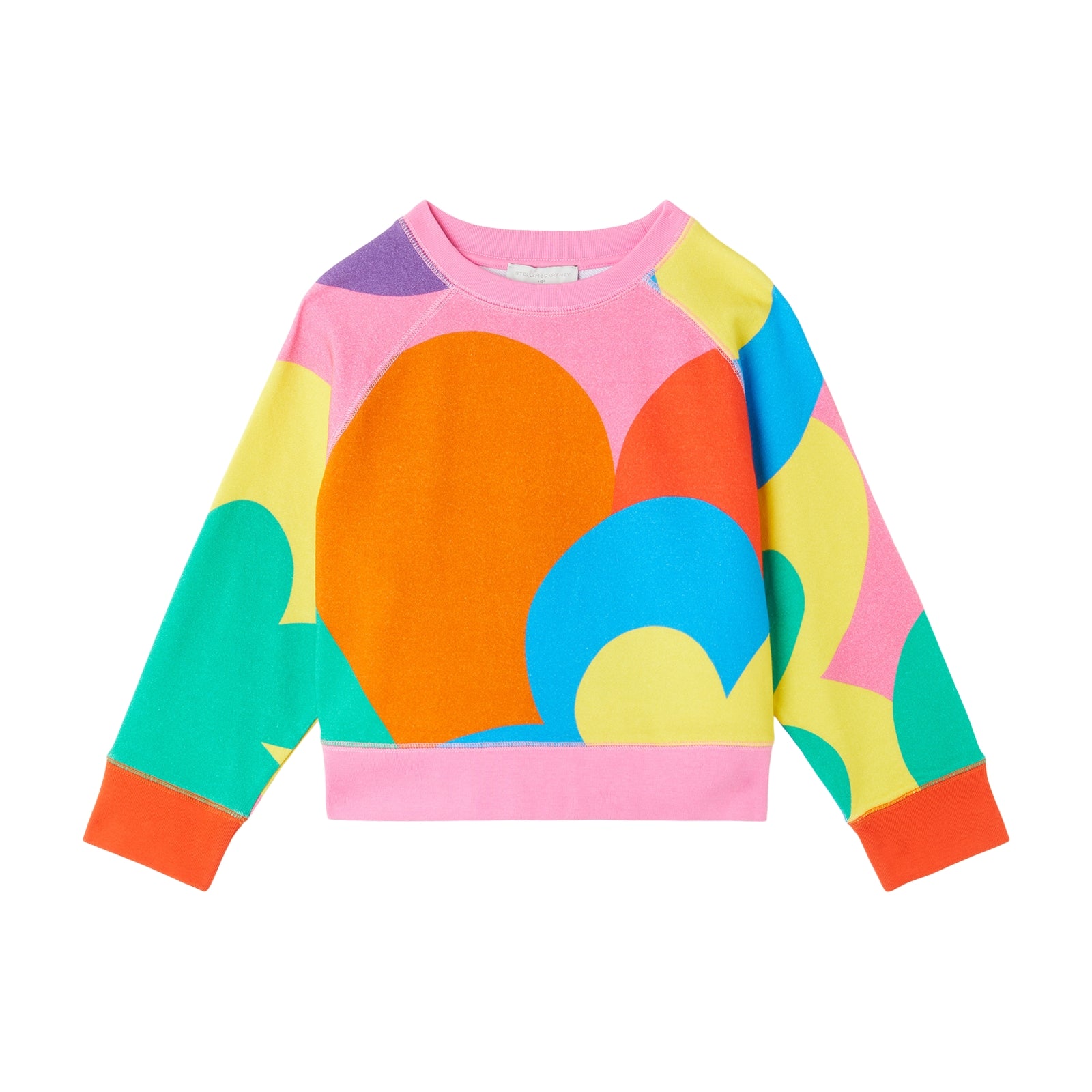 Girls Multicolor Cotton Sweatshirt