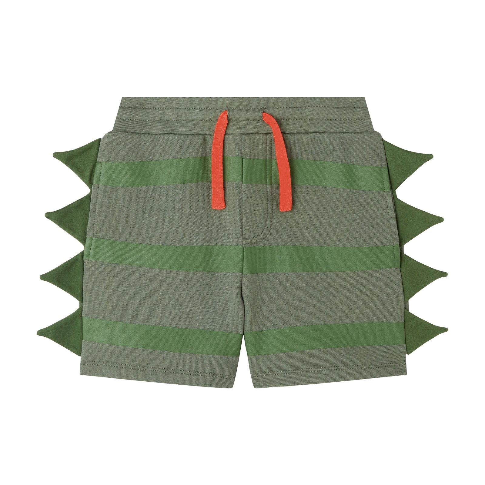 Boys Green Cotton Shorts
