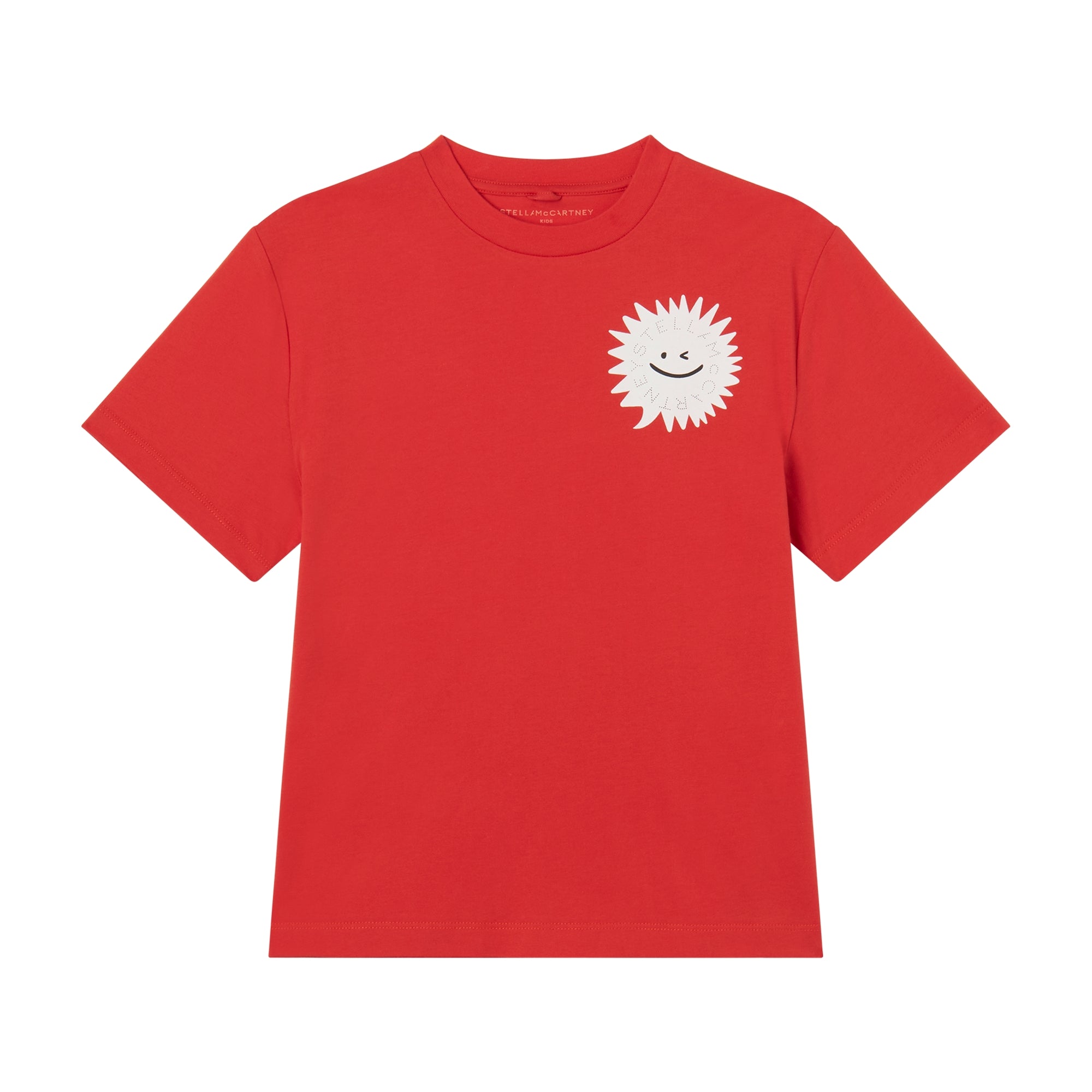 Boys Red Cotton T-Shirt