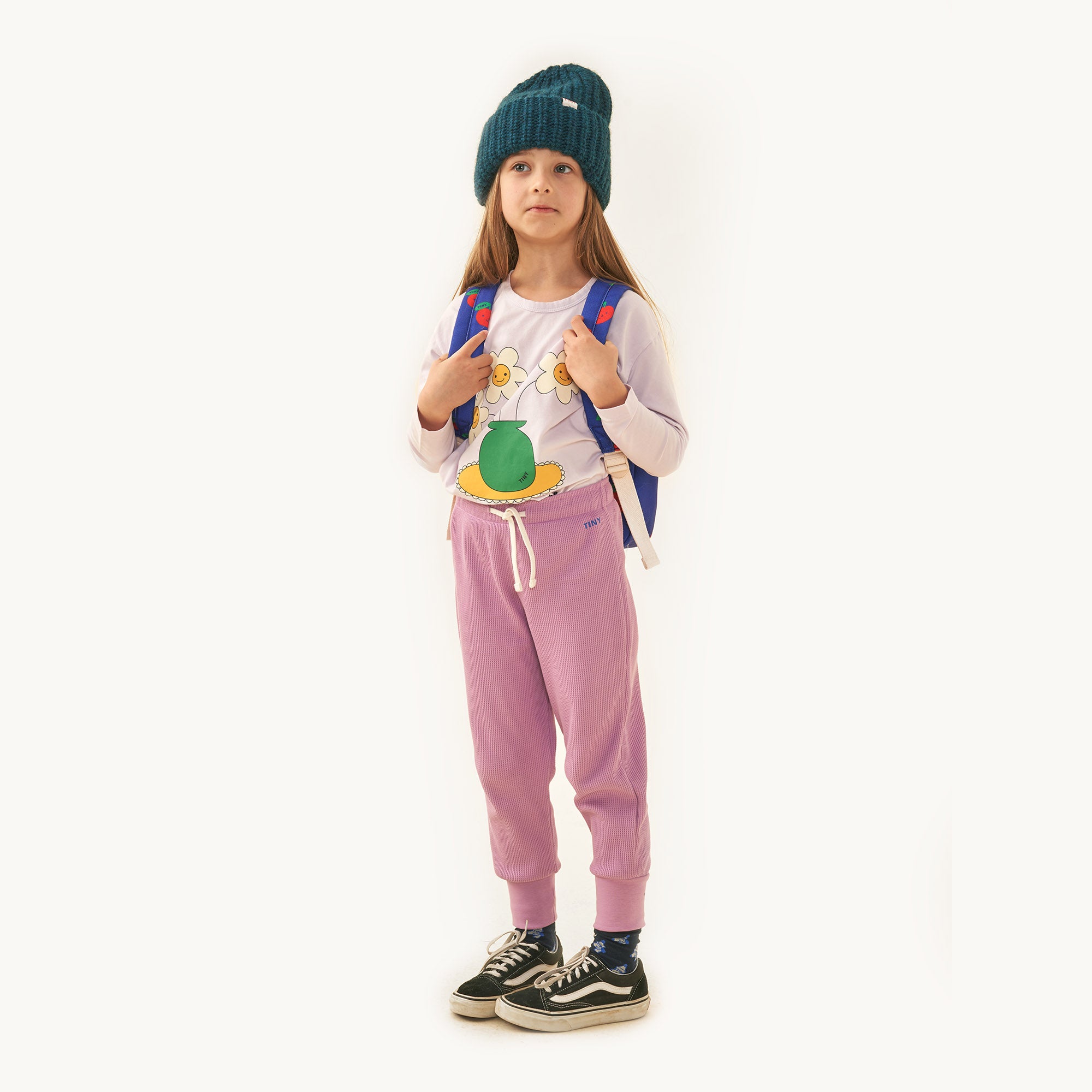 Boys & Girls Violet Cotton Trousers