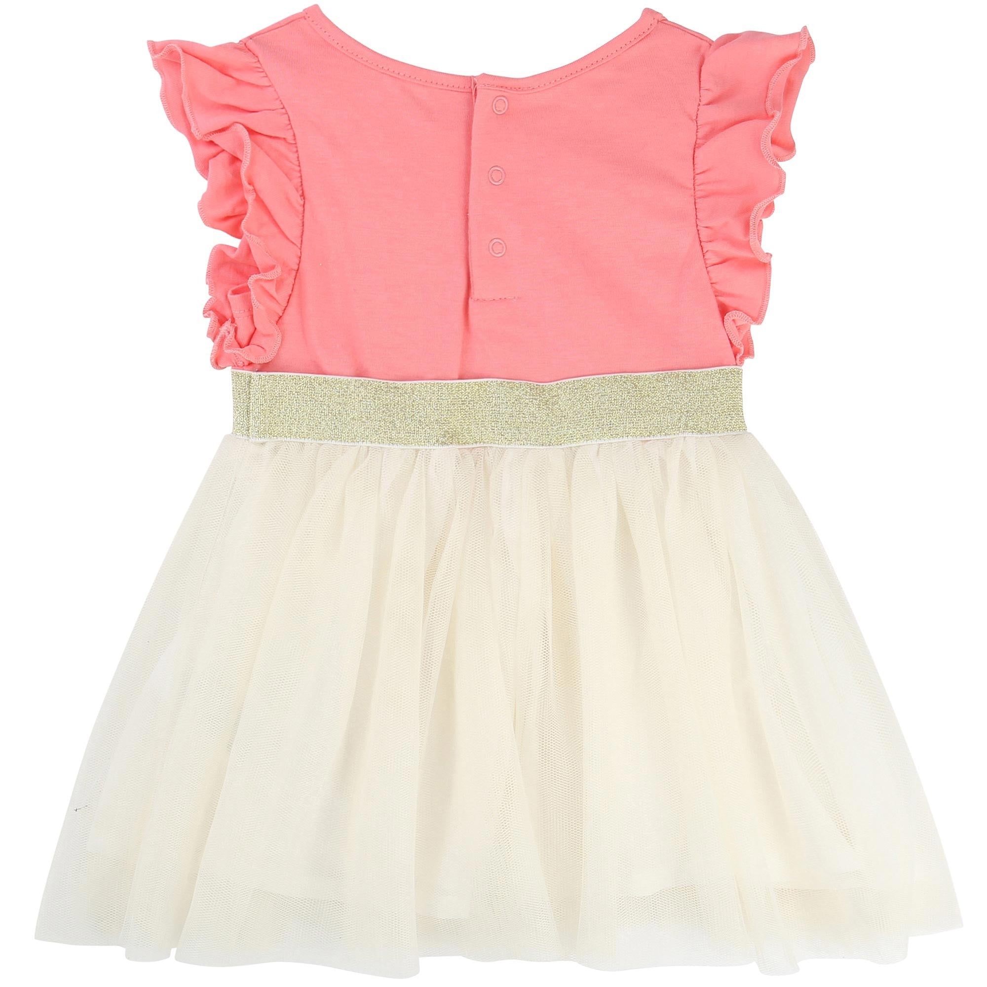 Baby Girls Pink Jersey & Tulle Dress