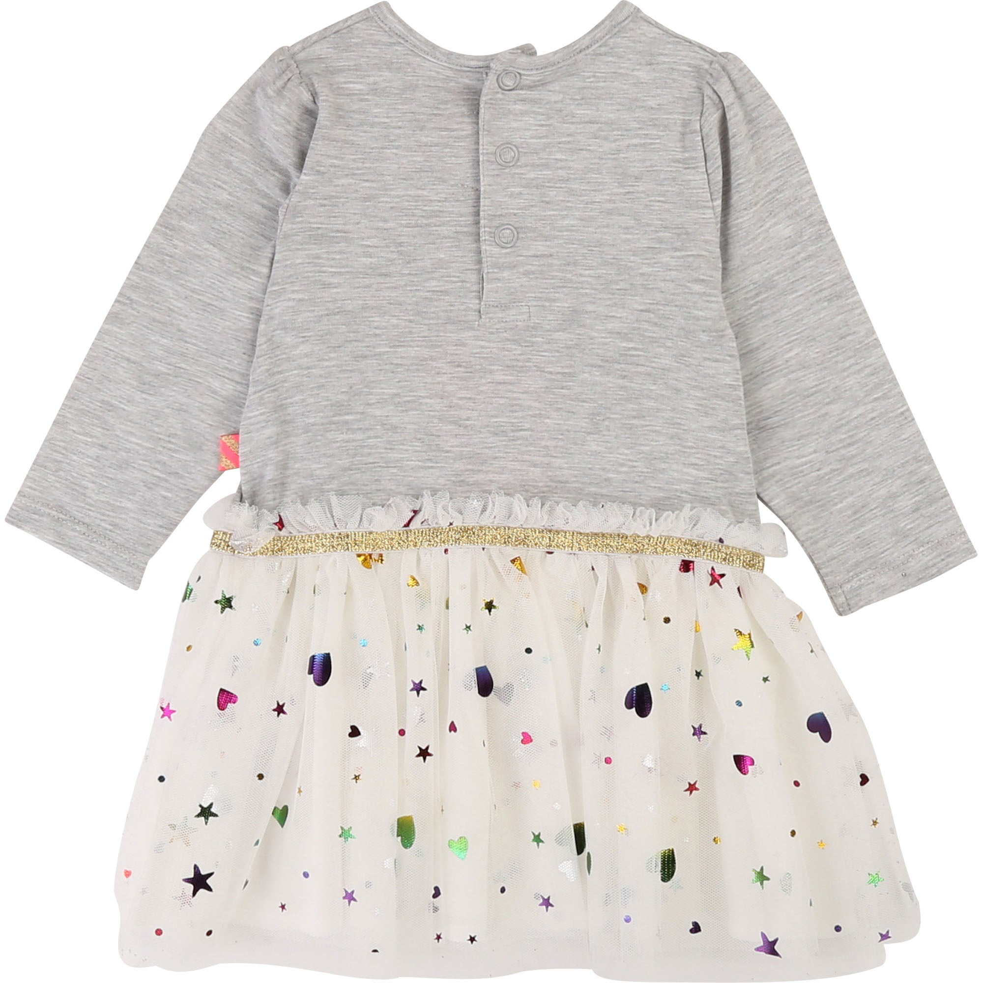 Baby Girls Grey Cotton Dress
