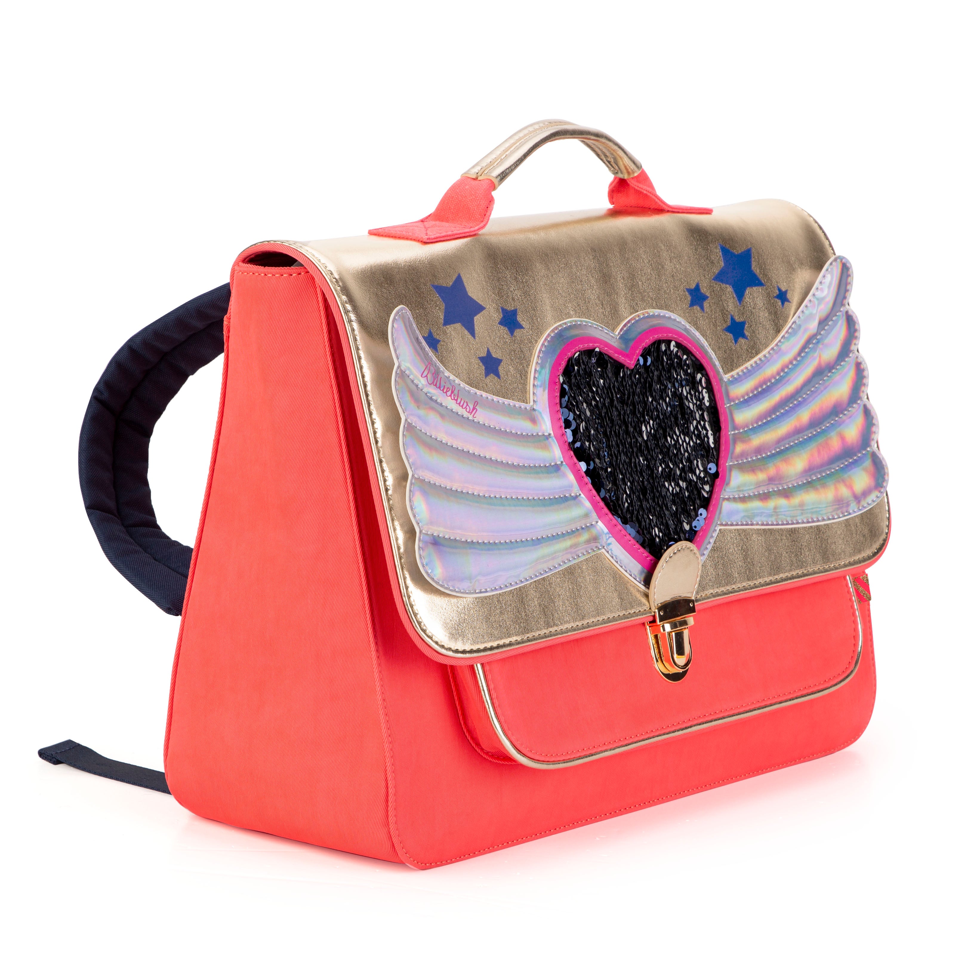 Girls Pink Wing Backpack
