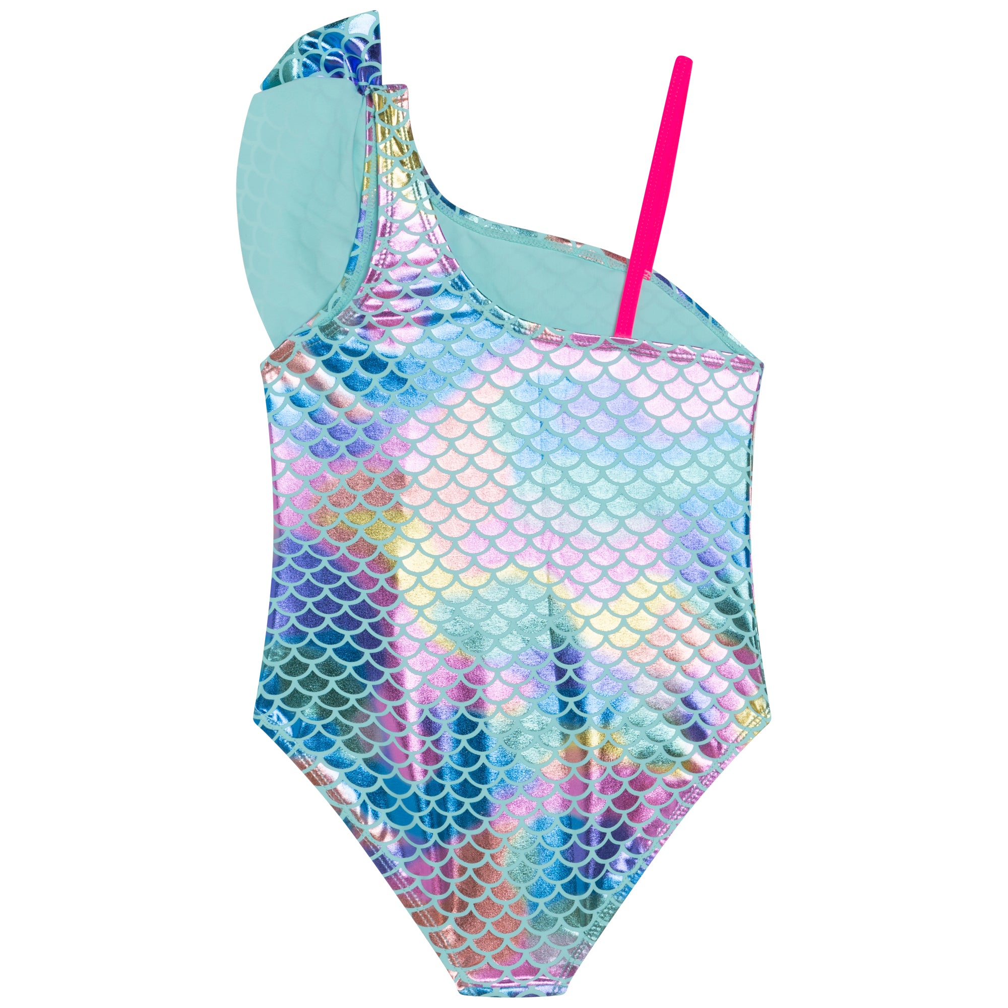 Girls Blue Gradient Swimsuit