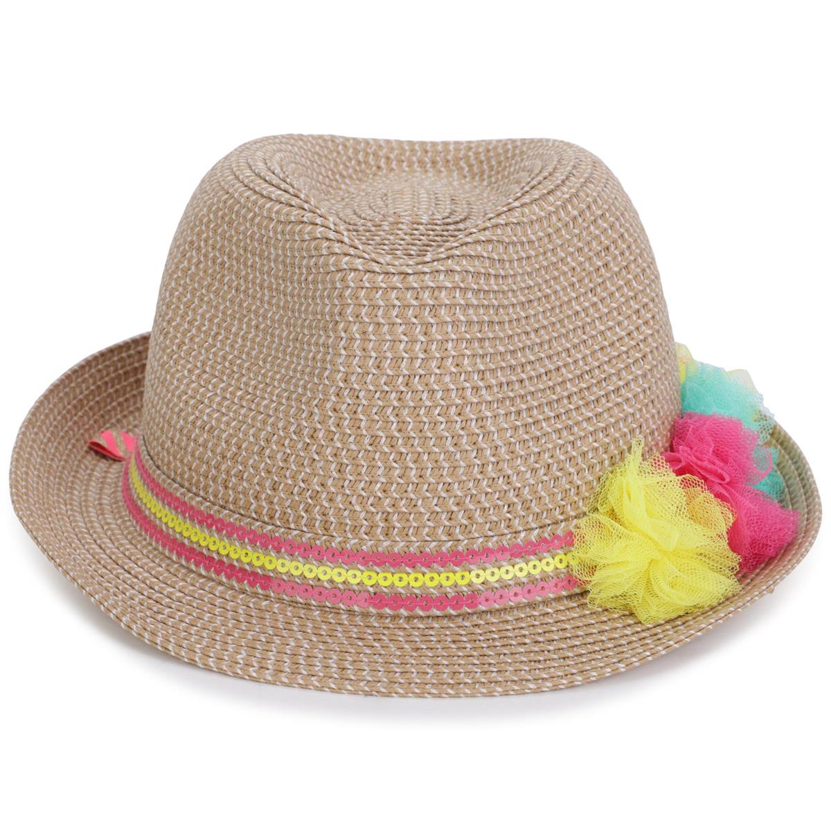 Girls Beige Sun Hat