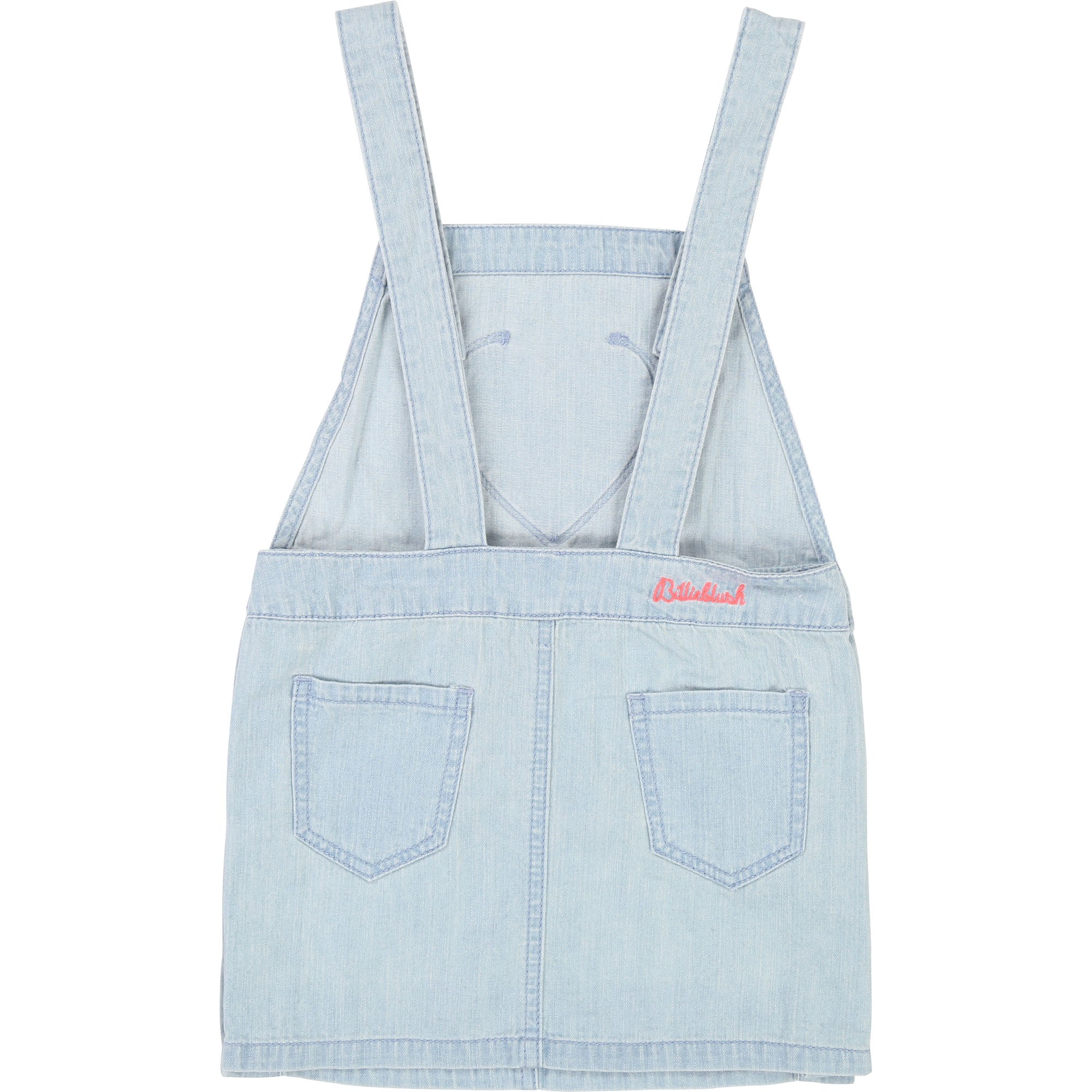 Girls Light Blue Cowboy Cotton Skirt