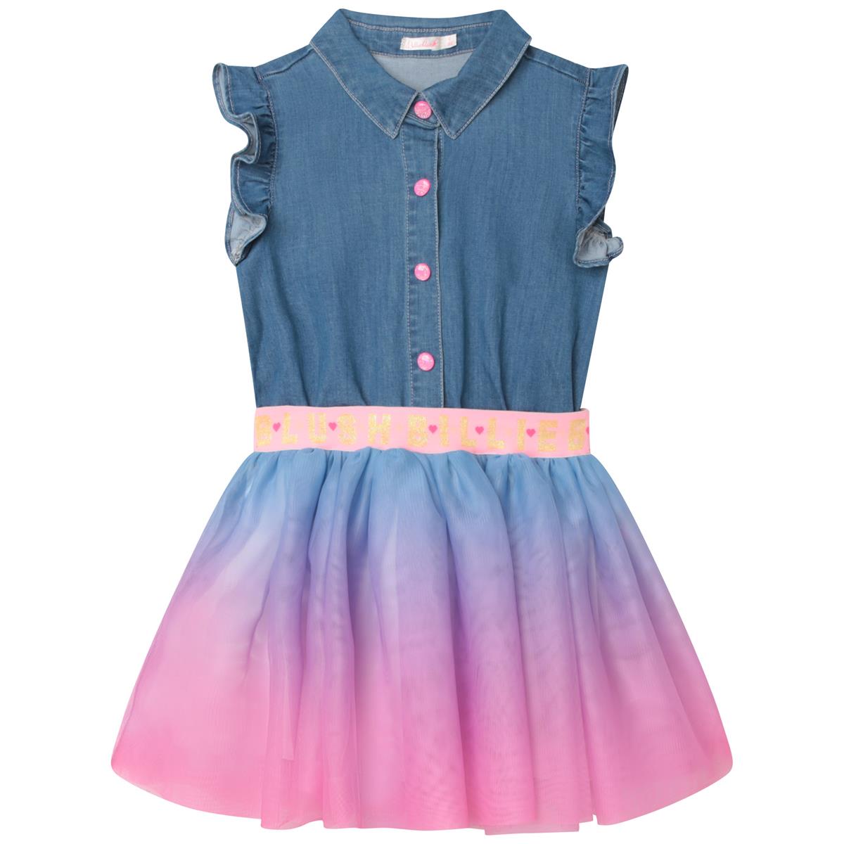 Girls Blue Denim Dress